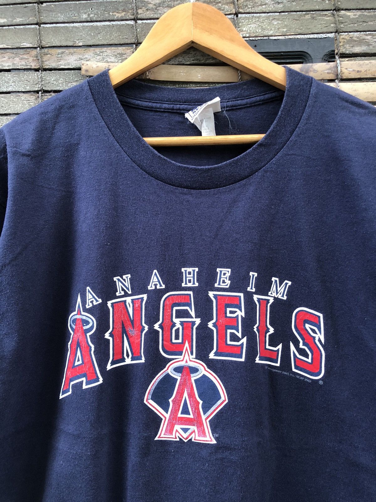 MLB 🔥Vintage🔥Y2K MLB Anaheim Angels Tshirts Size US L / EU 52-54 / 3 - 2 Thumbnail