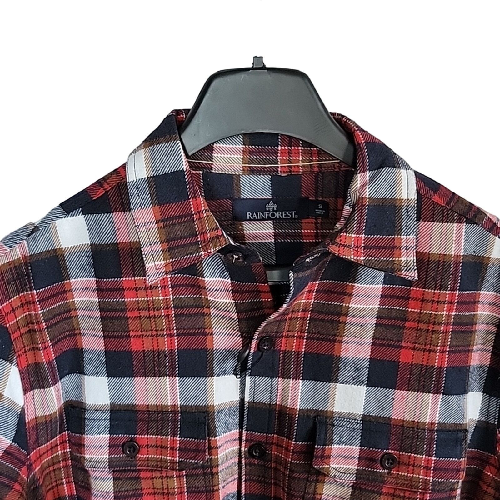 Rainforest Rainforest Red Navy Plaid Flannel Shirt Size Small Size US S / EU 44-46 / 1 - 12 Thumbnail