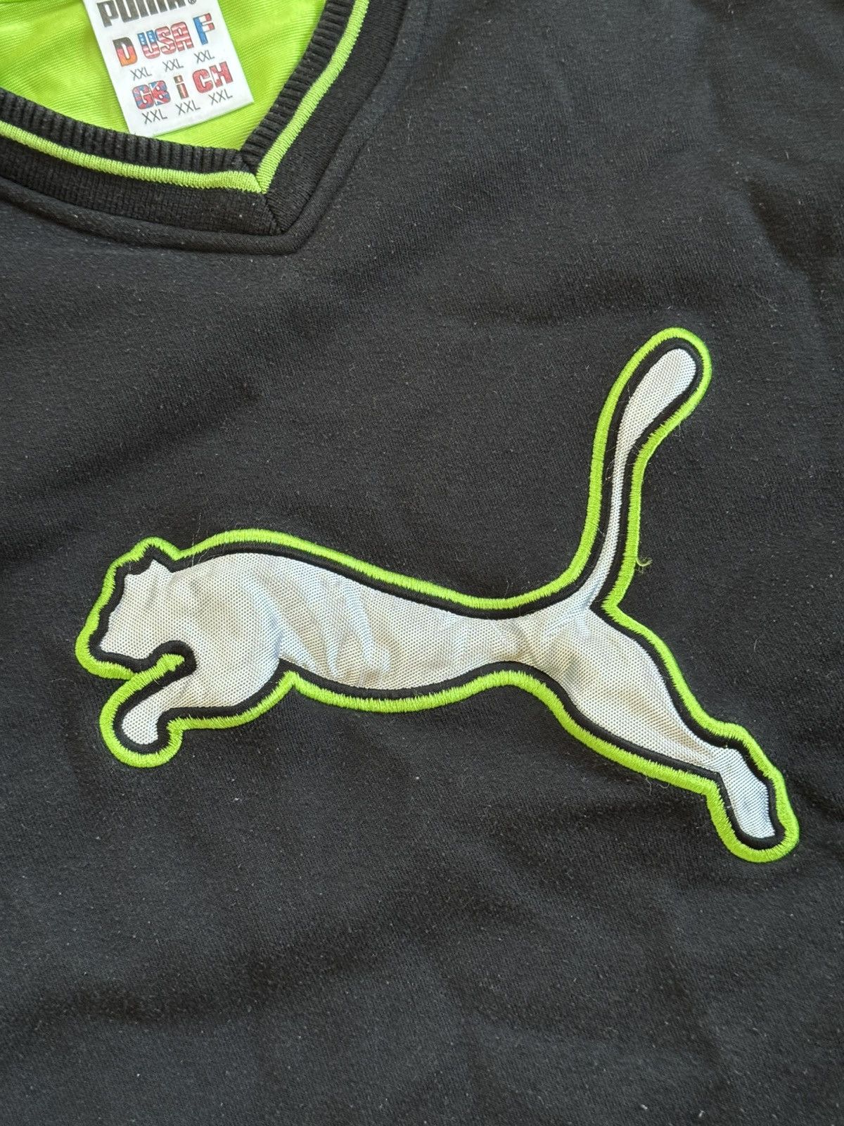 Puma × Vintage Puma XXL big logo sweatshirt vintage retro longsleeve jumper Size US XXL / EU 58 / 5 - 5 Thumbnail