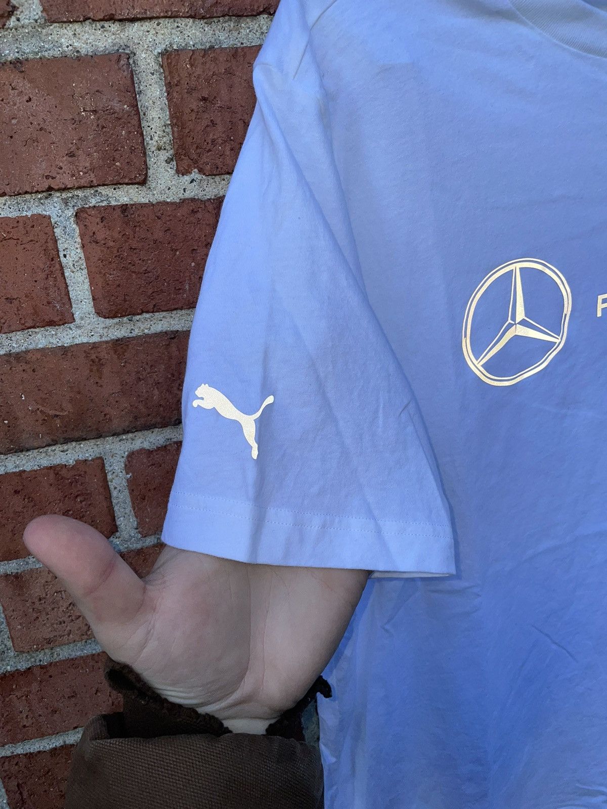 Puma Mercedes Benz AMG Petronas Motorsports Puma White Men TShirt Size US M / EU 48-50 / 2 - 5 Thumbnail