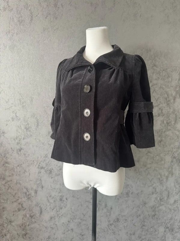 Burberry Burberry Black Cotton Blend Short Cardigan for Women Size M / US 6-8 / IT 42-44 - 1 Thumbnail
