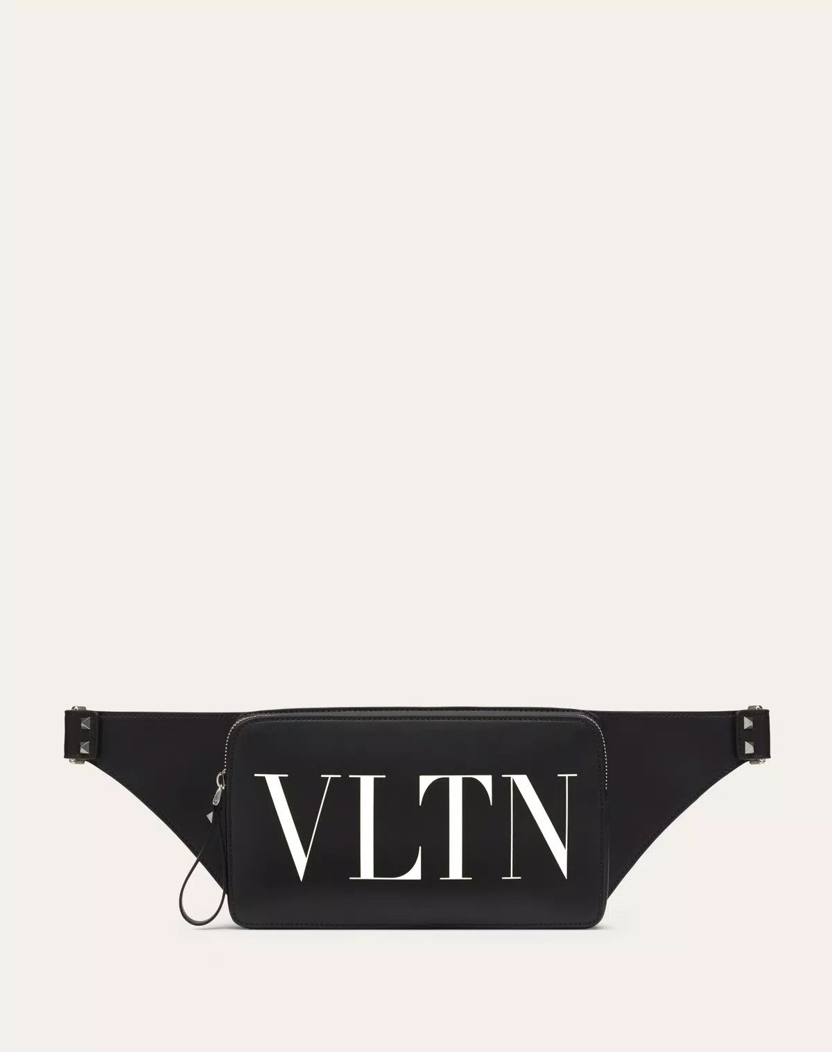 Valentino oc11z0725 Size: OS/ Leather Vltn Belt Bag in Black Size ONE SIZE - 1 Thumbnail