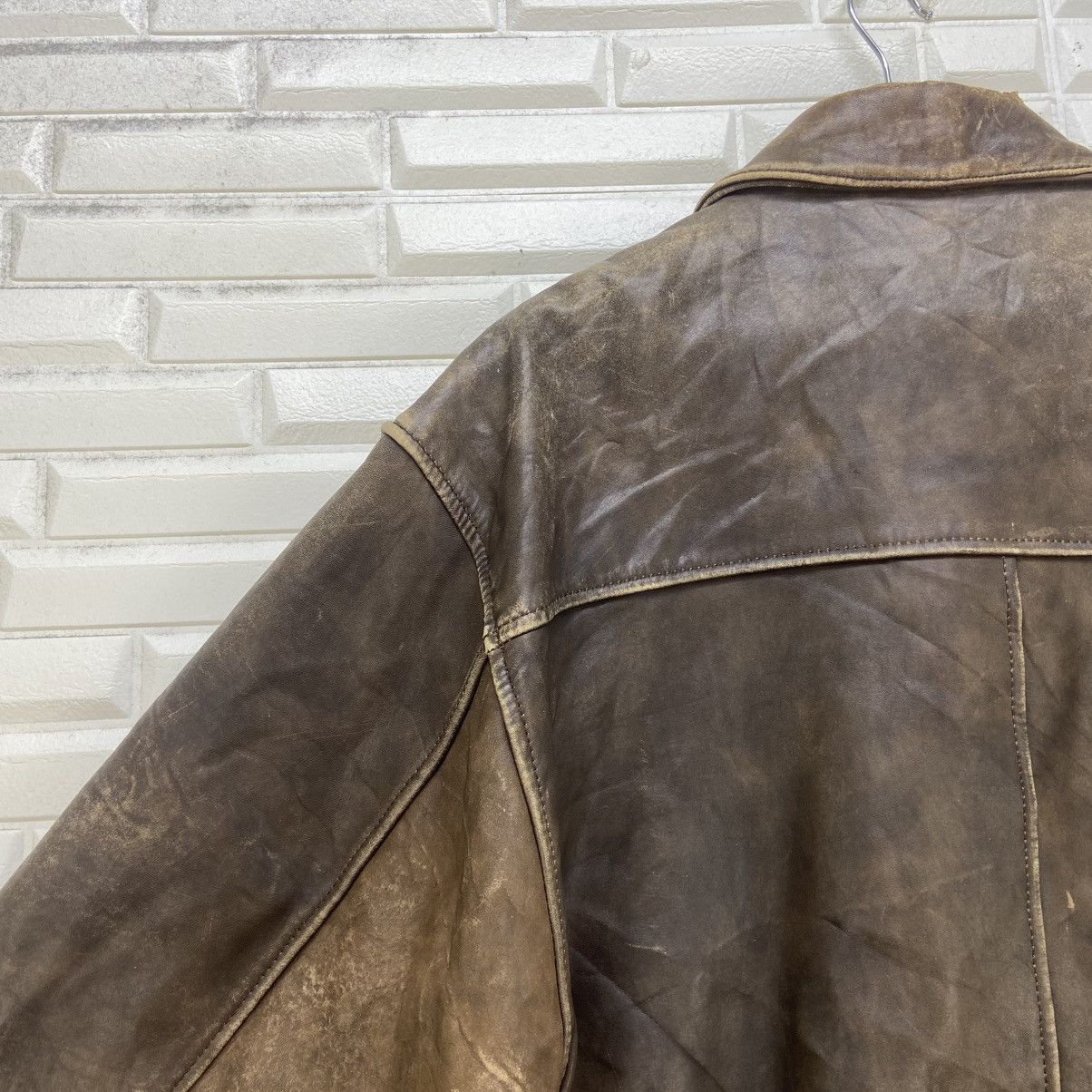 Vintage Vintage Air Force A-2 Military Sheepskin Leather Jacket Size US M / EU 48-50 / 2 - 14 Thumbnail