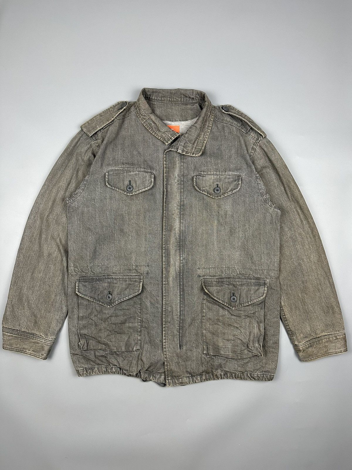 Japanese Brand Vintage Mackdaddy Midi Denim Jacket Size US XXL / EU 58 / 5 - 1 Thumbnail