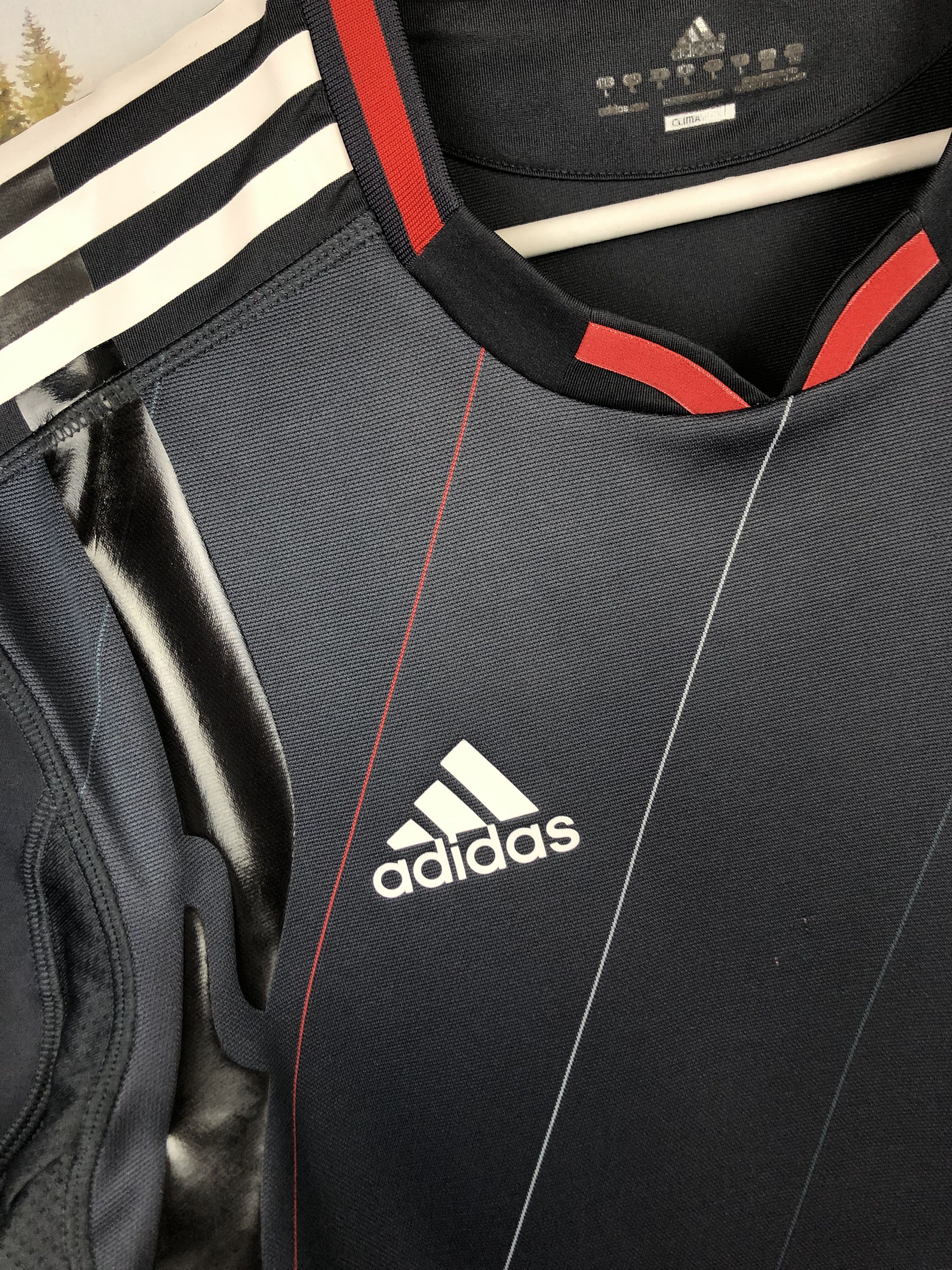 Adidas Bayern Munich football shirt TechFit Player Issue Jersey Size US L / EU 52-54 / 3 - 3 Thumbnail
