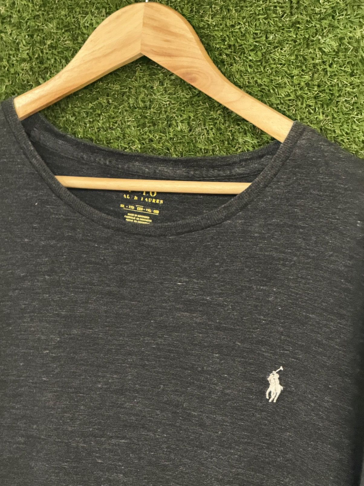 Polo Ralph Lauren Polo Ralph Lauren Grey Logo White Tee 2XL XXL Size US XXL / EU 58 / 5 - 2 Thumbnail