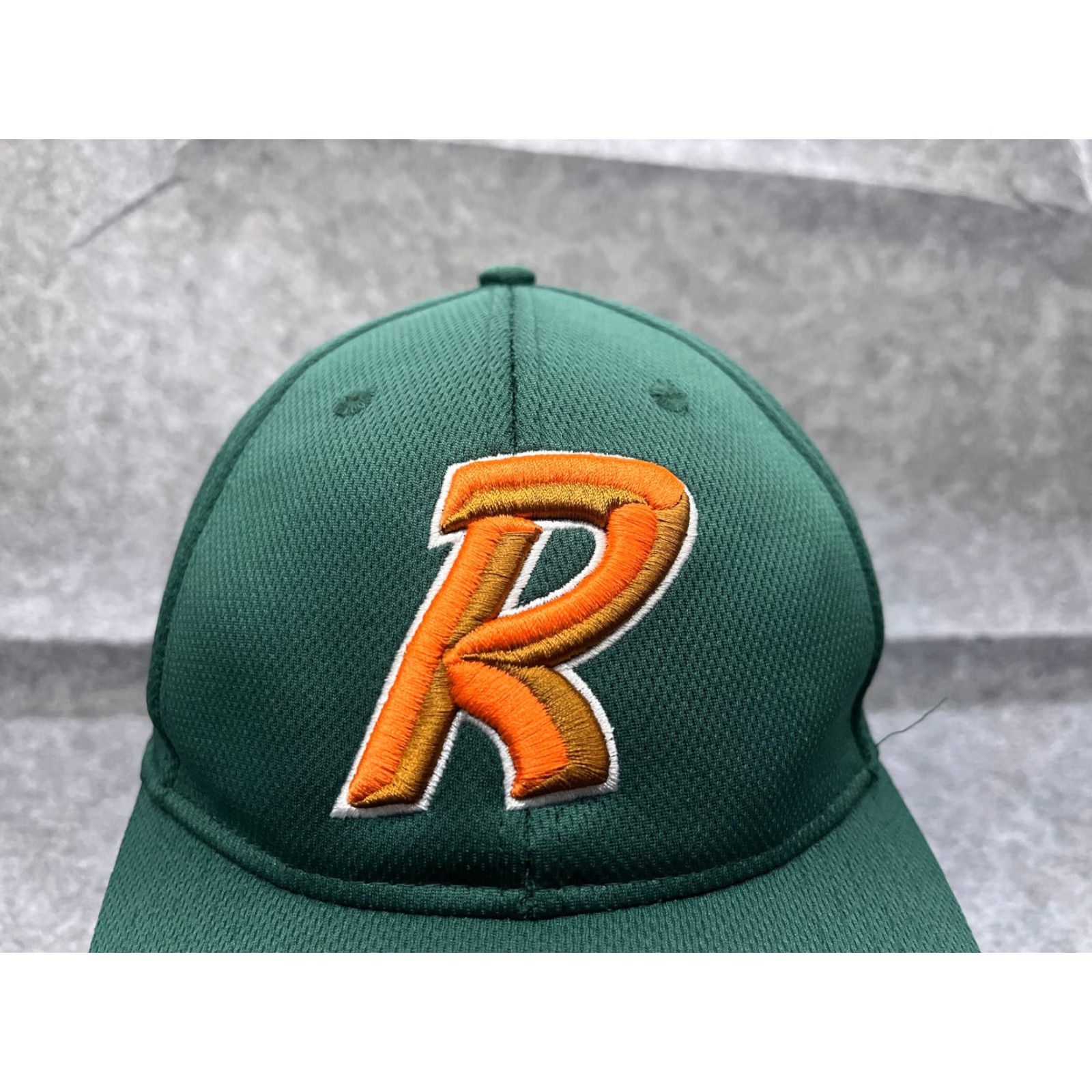 Vintage OC Sports Richmond Roosters Hat Cap, Straps Back, Adult, One Size, Green Polyester, Baseball Cap, Sports, Adjustable, Breathable, Men Size ONE SIZE - 2 Thumbnail