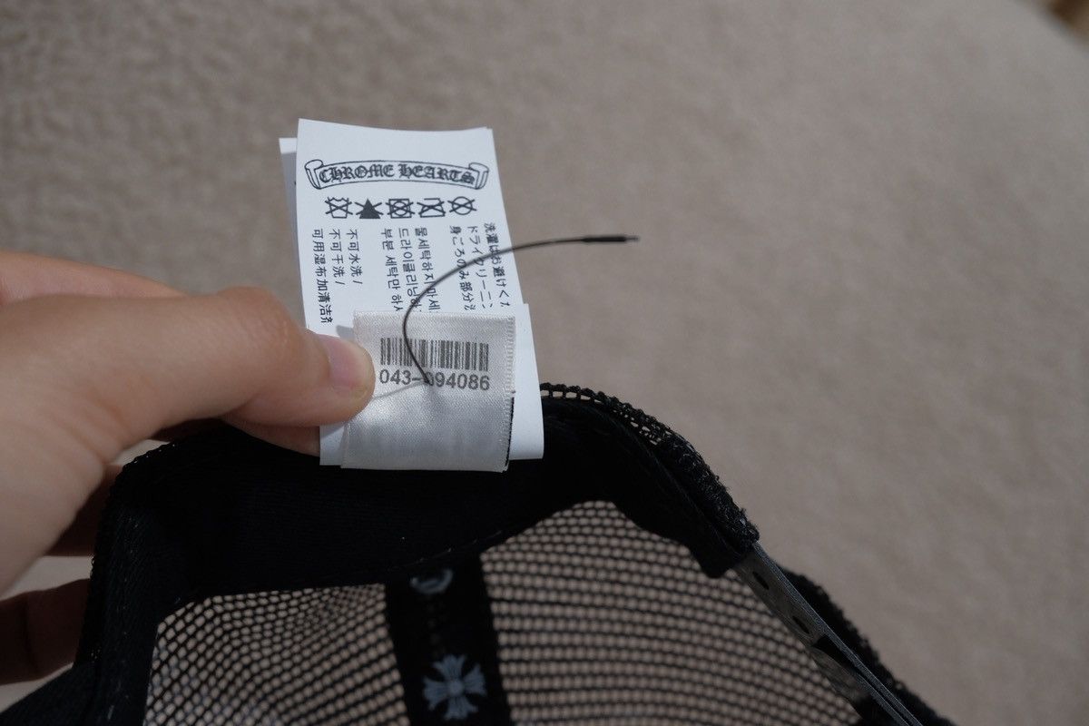 Chrome Hearts CHROME HEARTS CH Hollywood Black/White Trucker Hat Size ONE SIZE - 8 Thumbnail