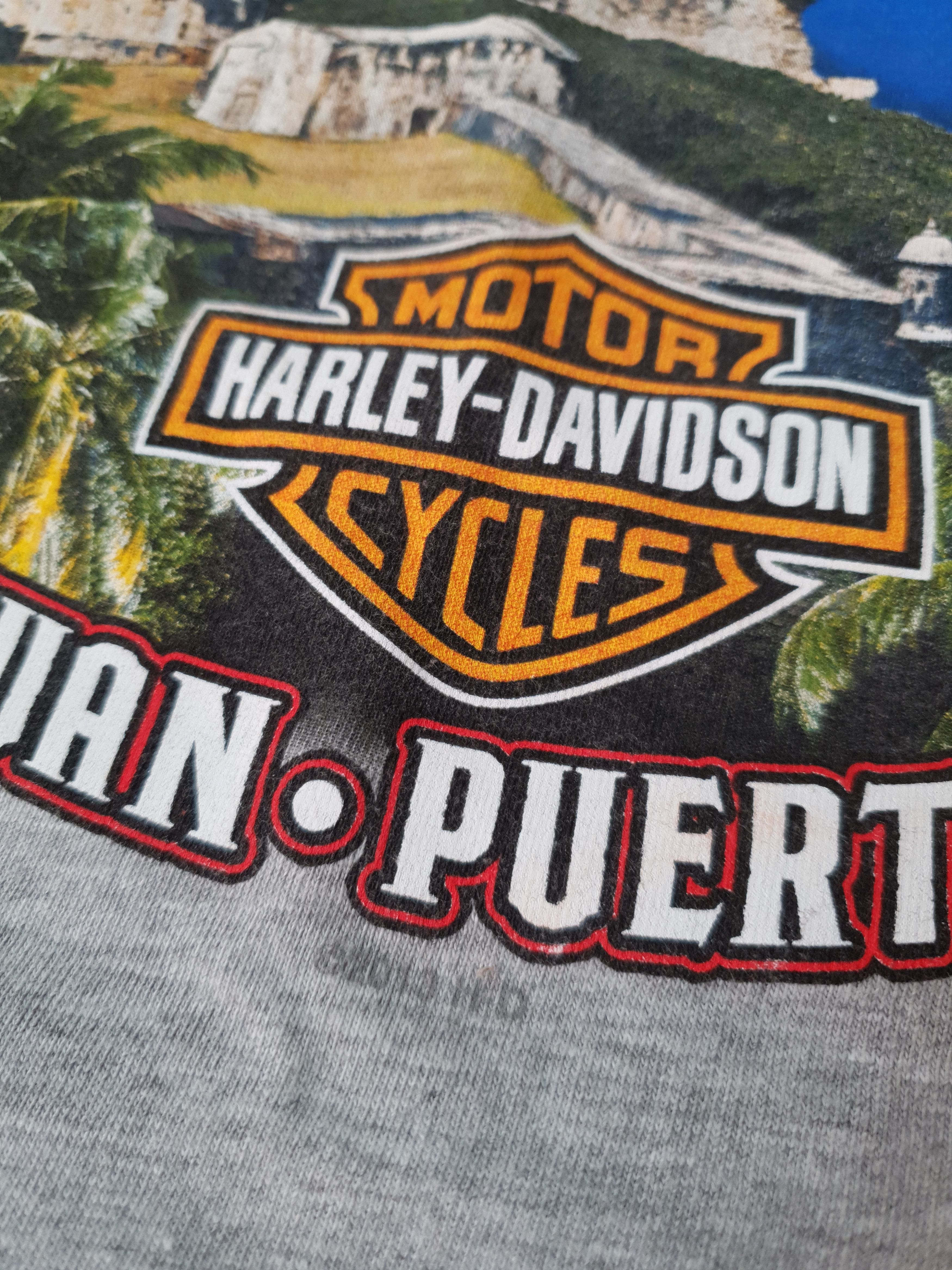 Harley Davidson Harley Davidson RK Stratman Inc T Shirt Gray Big Logo Size US XL / EU 56 / 4 - 10 Thumbnail