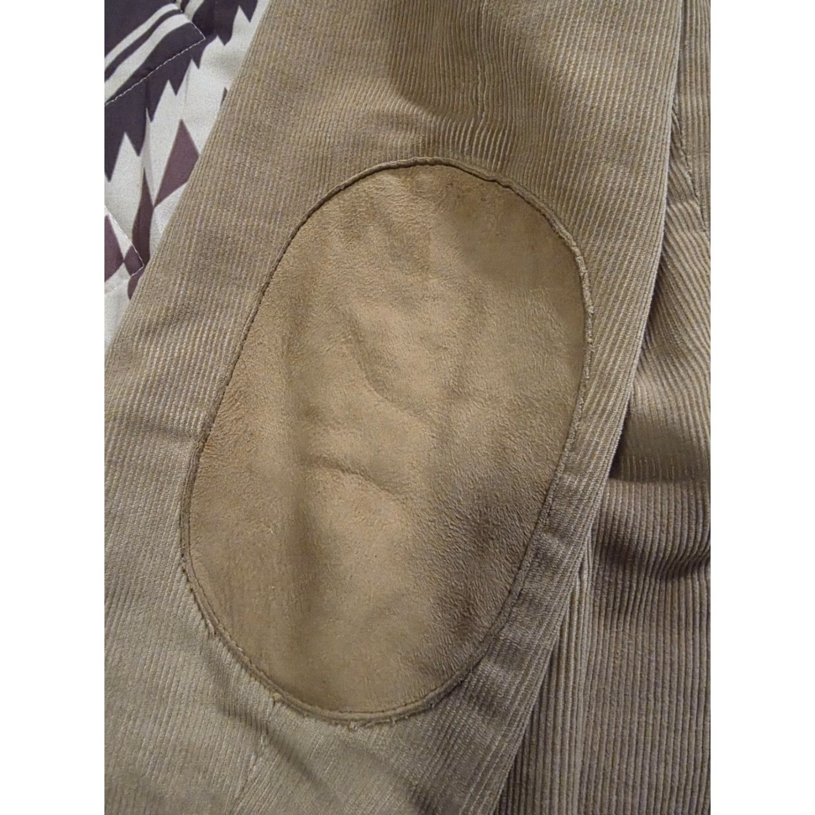 Levi's VINTAGE Levi's Blazer Mens Khaki Corduroy Suede Elbow Pads 44R Beige Notch Lapel Single-Breasted 2 Piece Men Size 44R - 4 Thumbnail