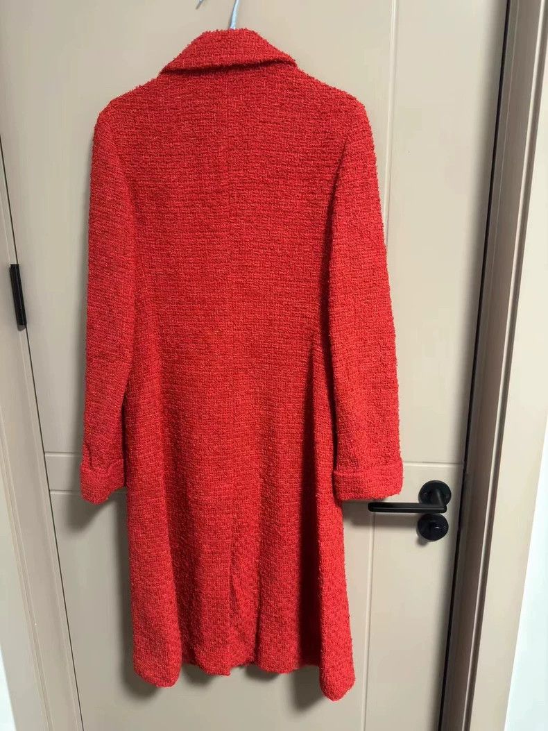 Gucci Gucci Size 36 Red small fragrance style long coat size 36 2 Size US XS / EU 42 / 0 - 2 Thumbnail