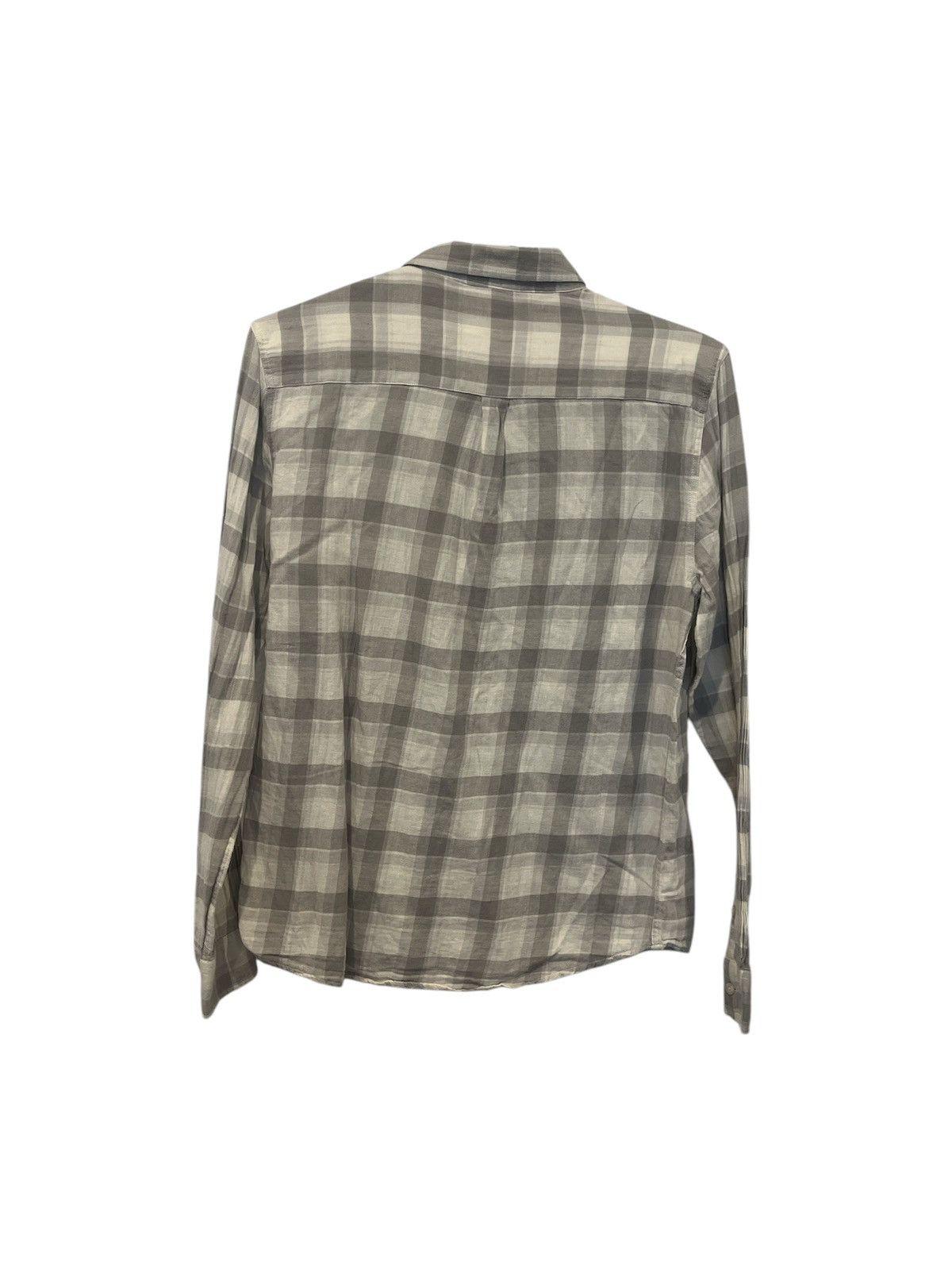 Marine Layer Marine Layer Women's Medium Gray Button Down Long Sleeve Size M / US 6-8 / IT 42-44 - 5 Thumbnail