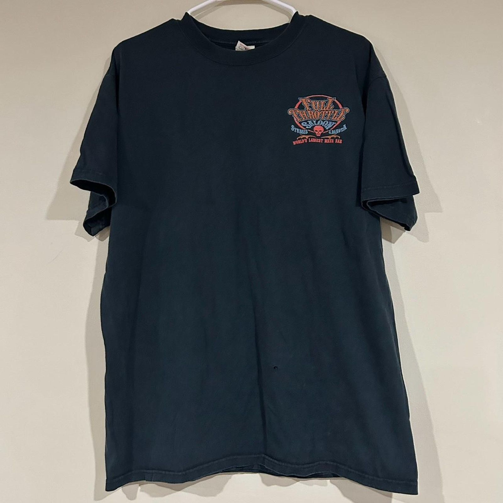 Anvil Vintage 2004 Sturgis Full Throttle Saloon South Dakota Shirt Size US L / EU 52-54 / 3 - 2 Thumbnail