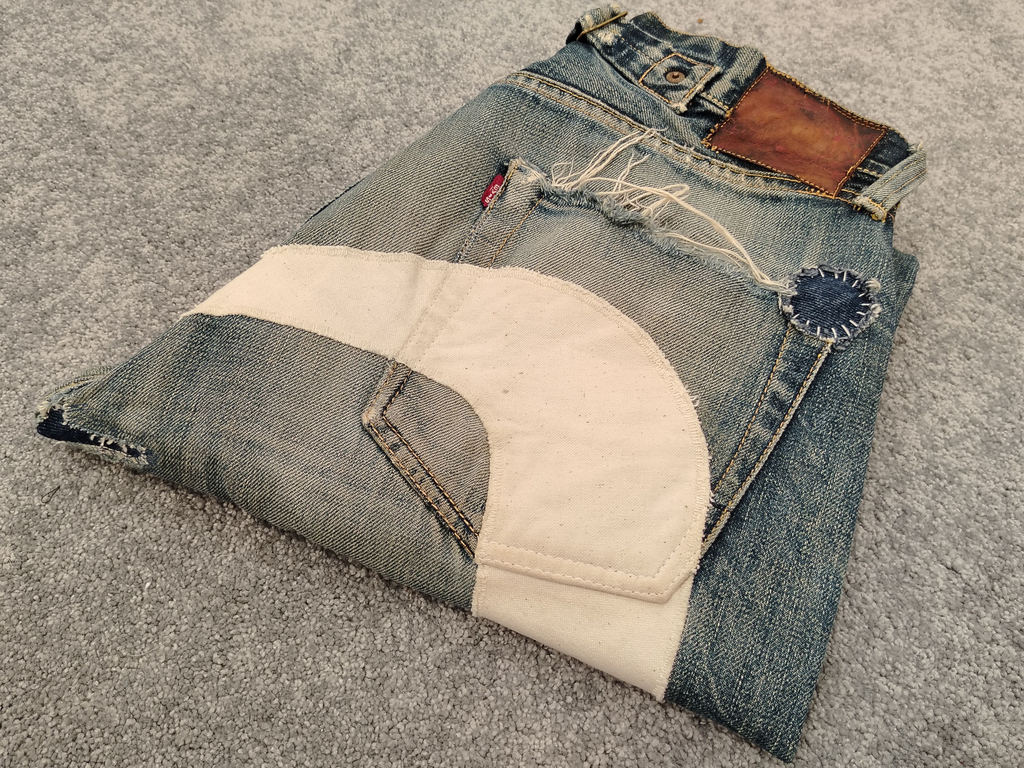 Evisu Evisu Jeans Vintage (Evis) Daicock Boro Remaked Size US 32 / EU 48 - 20 Thumbnail
