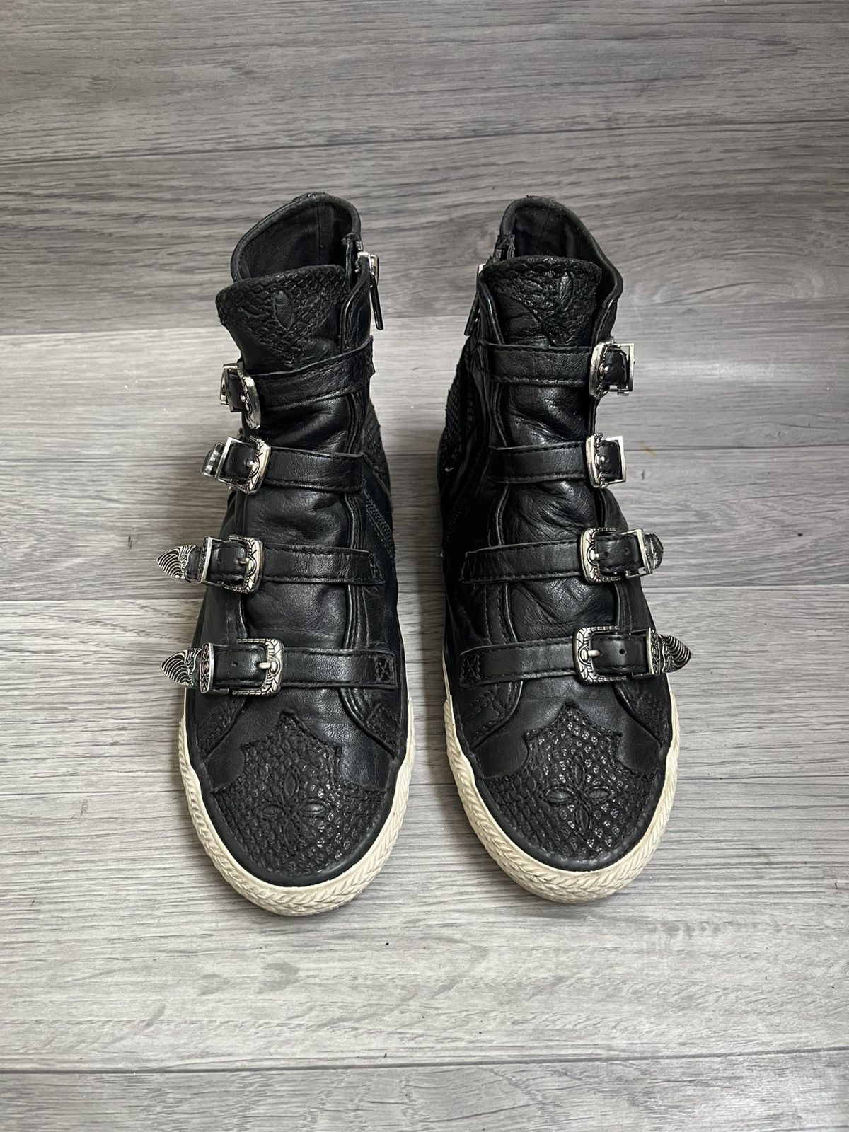 ASH Ash vincent multi buckle punk hedi slimane ,chrome hearts Size US 8 / IT 38 - 3 Thumbnail
