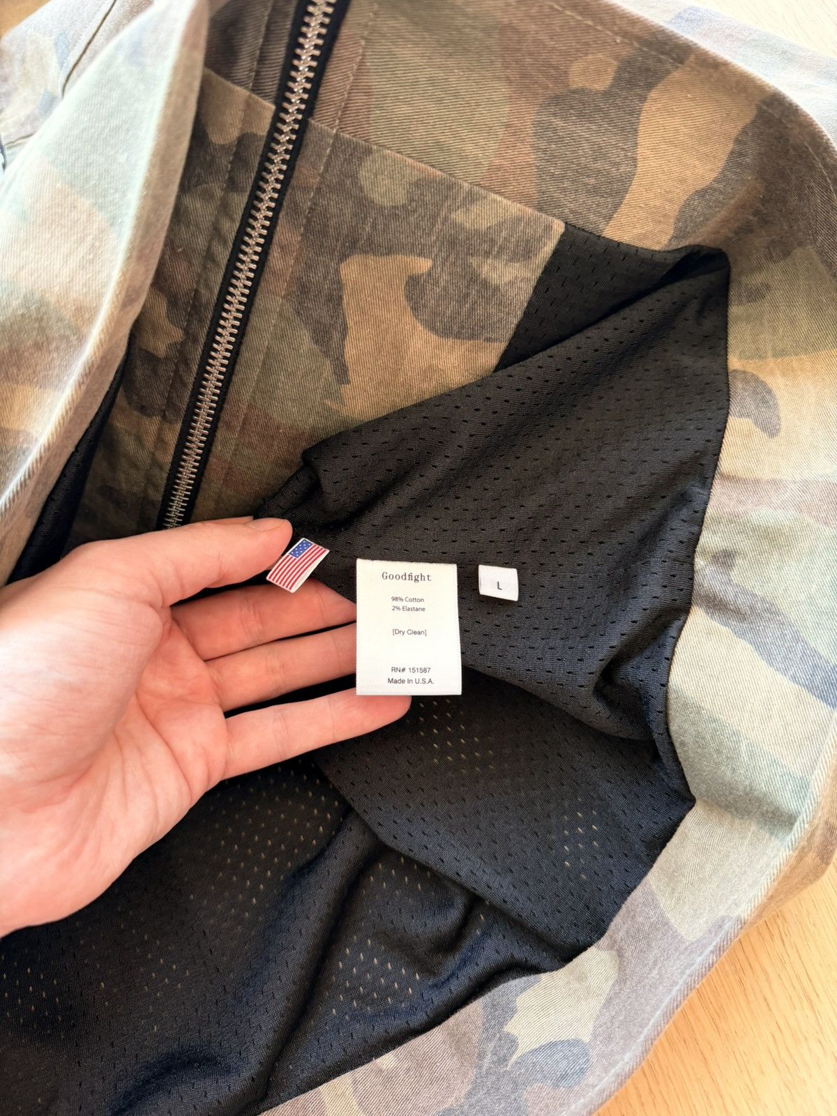Goodfight Goodfight Reflection Jacket Selvedge Camo Large Size US L / EU 52-54 / 3 - 5 Thumbnail