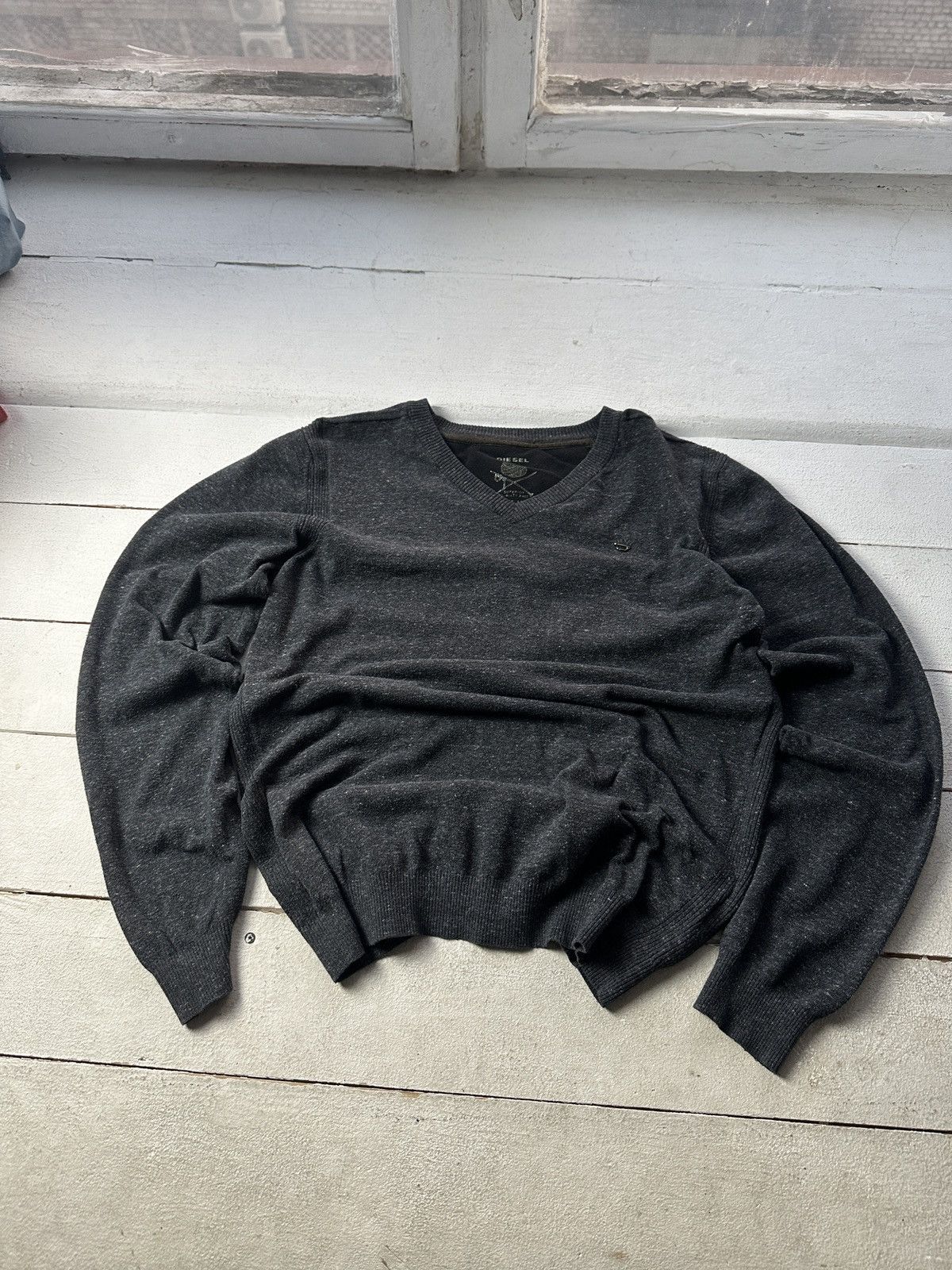 Diesel DIESEL 🚨RARE D LOGO 1978 AVANT GARDE LIGHT SWEATER Size US M / EU 48-50 / 2 - 1 Thumbnail