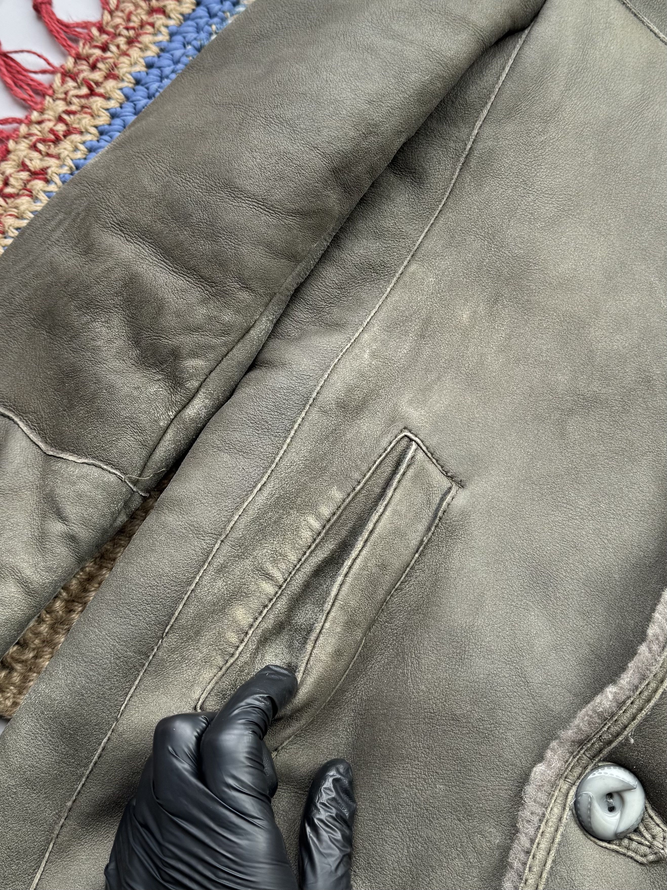 Japanese Brand Vintage Real Sheepskin Coat (E4) Size US XS / EU 42 / 0 - 5 Thumbnail