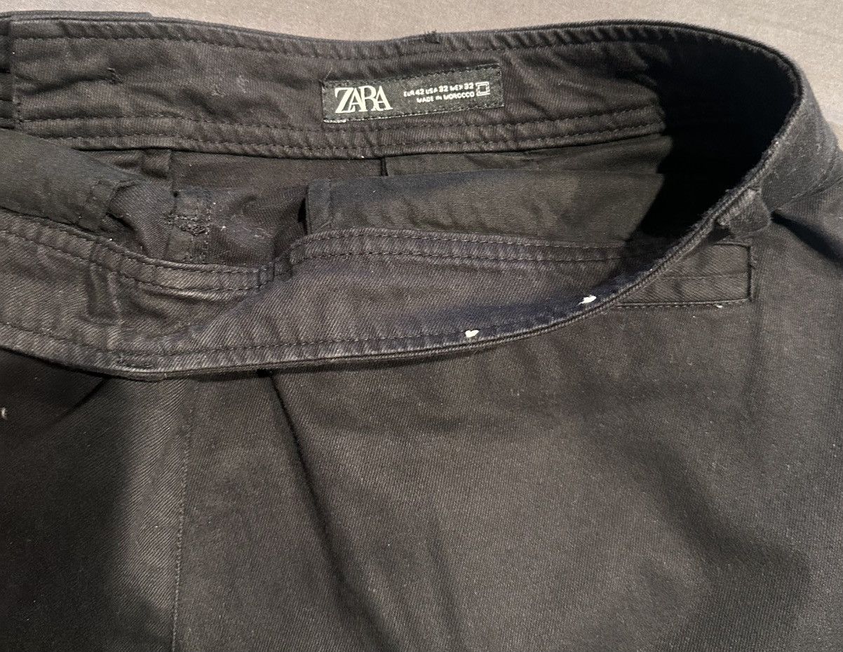 Zara Black Zara Carpenter Pants Size US 32 / EU 48 - 3 Thumbnail