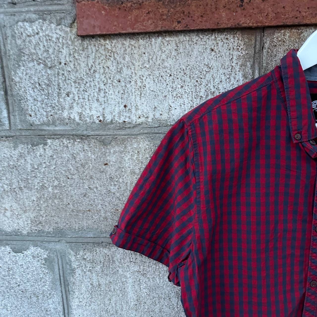 Santa Cruz Skateboards VTG Animal Checkered Shirt Button Up Size M 00s UsA Size US M / EU 48-50 / 2 - 3 Thumbnail