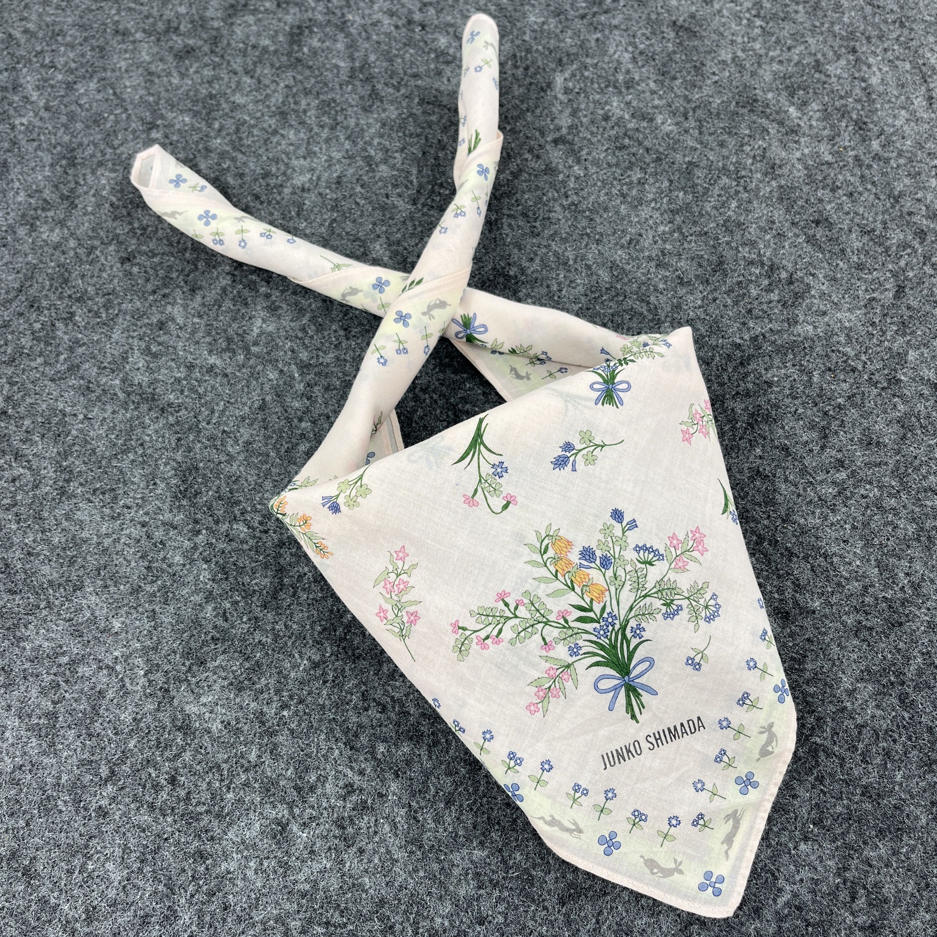 Japanese Brand Junko Shimada Handkerchief Neckerchief Bandana B340 Size ONE SIZE - 8 Thumbnail