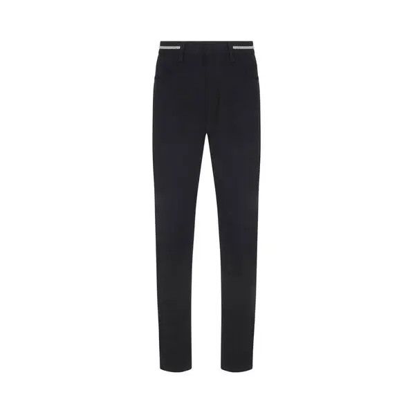 Givenchy o1mle0426 Skinny Denim Trousers 4G Zip in Black Size US 31 - 1 Preview