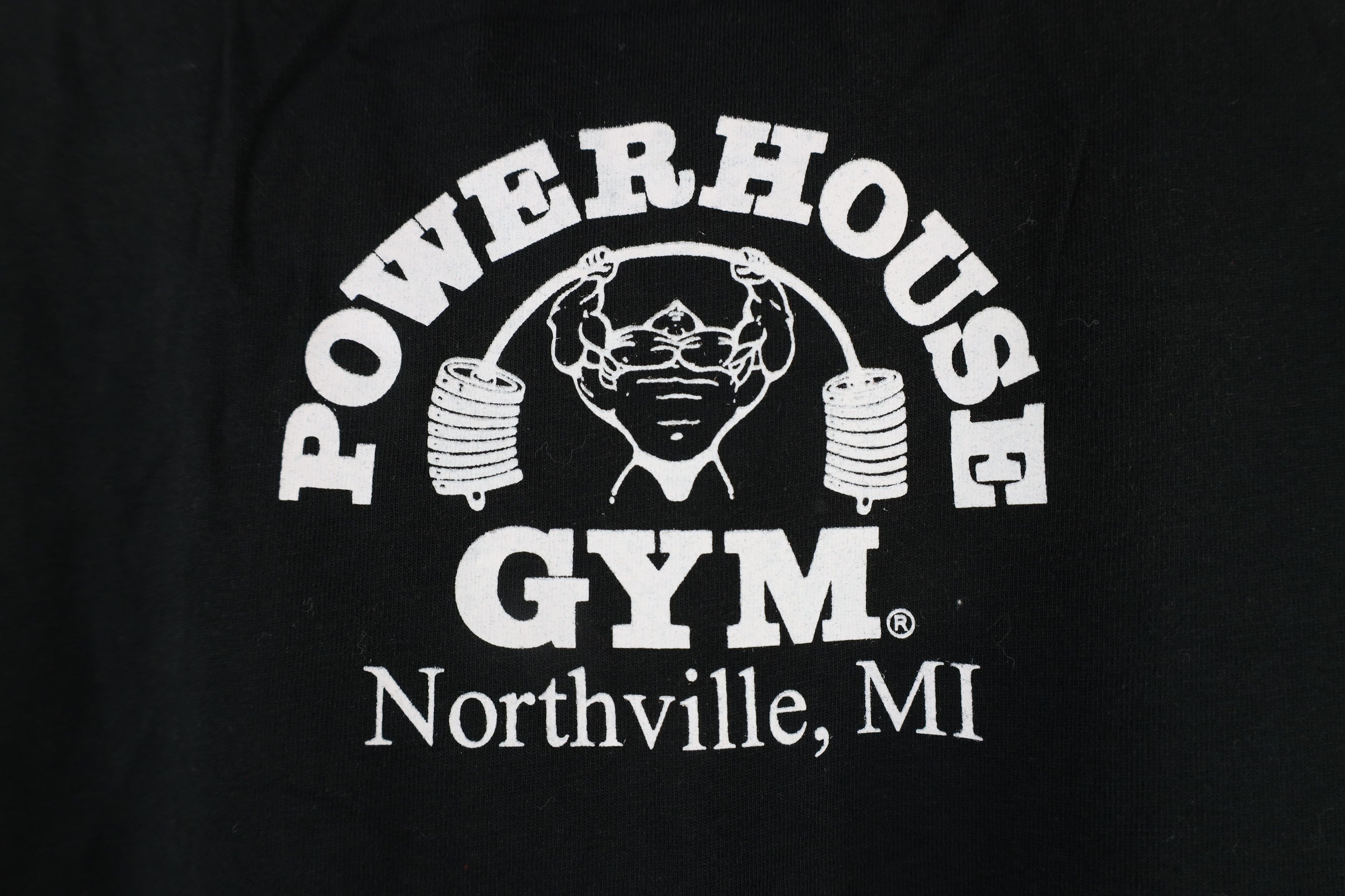 Vintage Deadstock Retro Powerhouse Gym Short Sleeve T-Shirt Black Size US S / EU 44-46 / 1 - 8 Thumbnail
