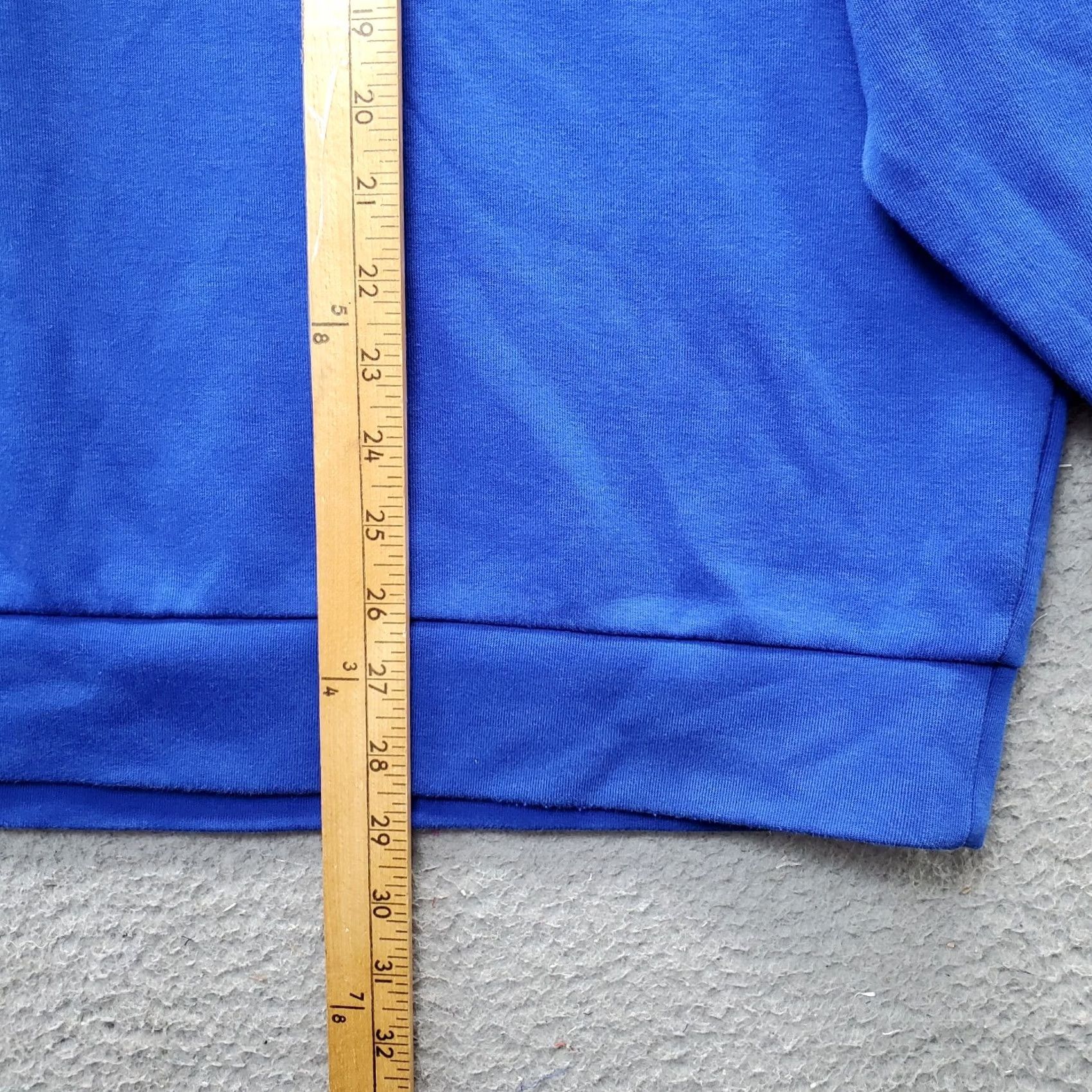 Adidas Adidas Sweatshirt Mens 2XL Blue Elastic Cuff & Hem White Stripes Spellout Logo Shirt Mens 2XL Blue Adidas Sweatshirt Logo Size US XXL / EU 58 / 5 - 3 Thumbnail