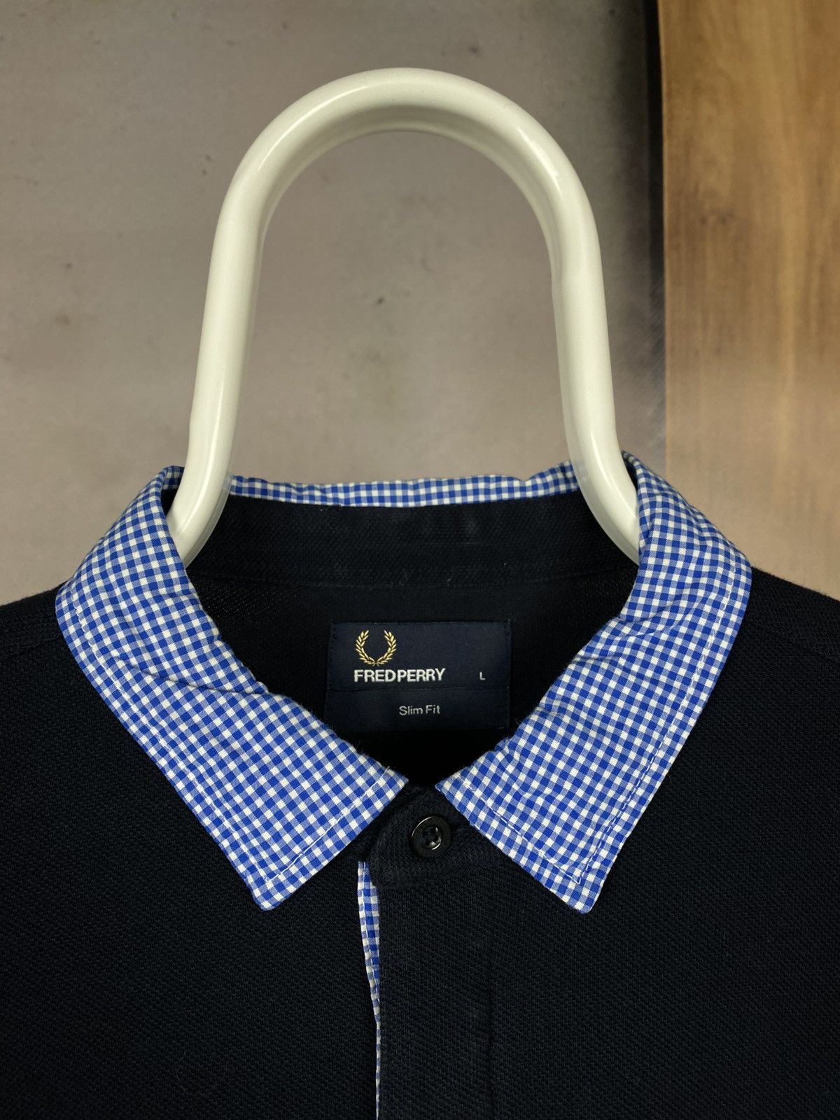 Fred Perry 🍃Polo T-Shirt Fred Perry Checkered Nylon Tee🍃 Size US L / EU 52-54 / 3 - 7 Thumbnail