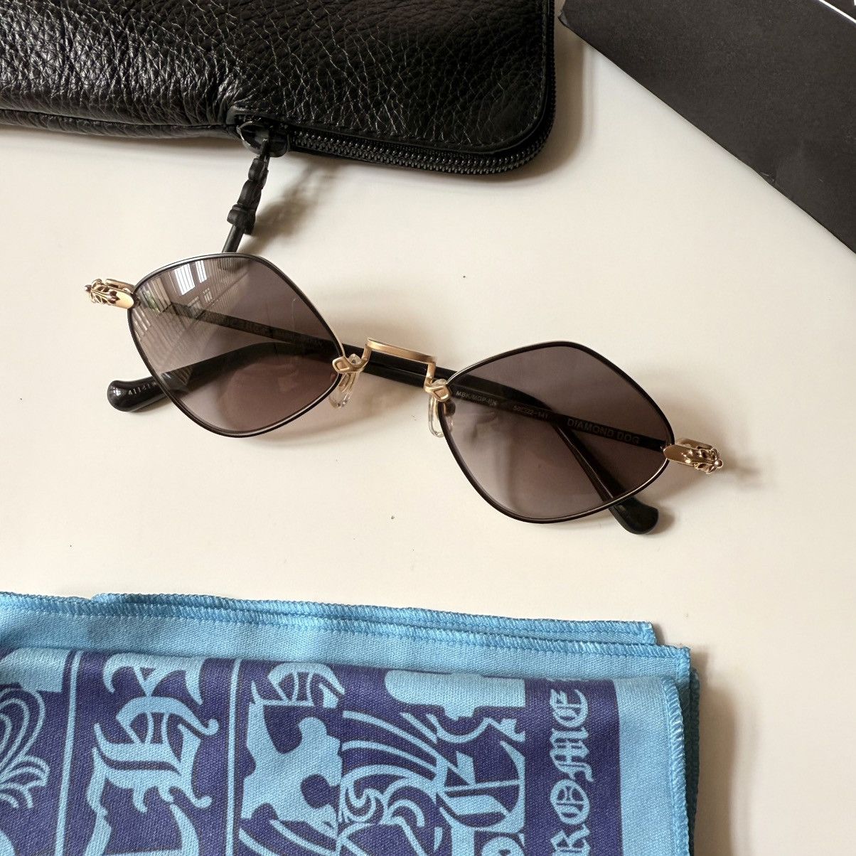 Chrome Hearts Chrome hearts diamond dog sunglasses Size ONE SIZE - 1 Thumbnail