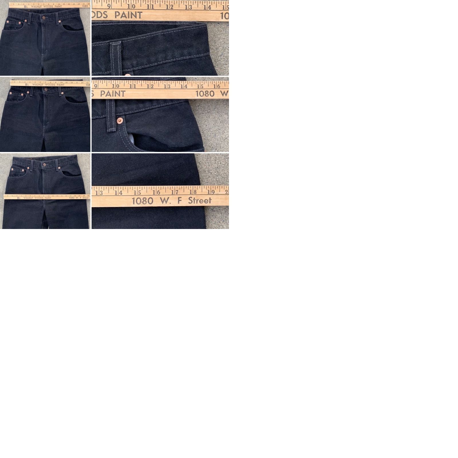 Levi's VINTAGE Levi's 550 Jeans Black 29" Waist 8 REG L High Rise Mom Relaxed 90s Retro Denim Jeans Women's Shoes? Size 30" / US 8 / IT 44 - 9 Thumbnail