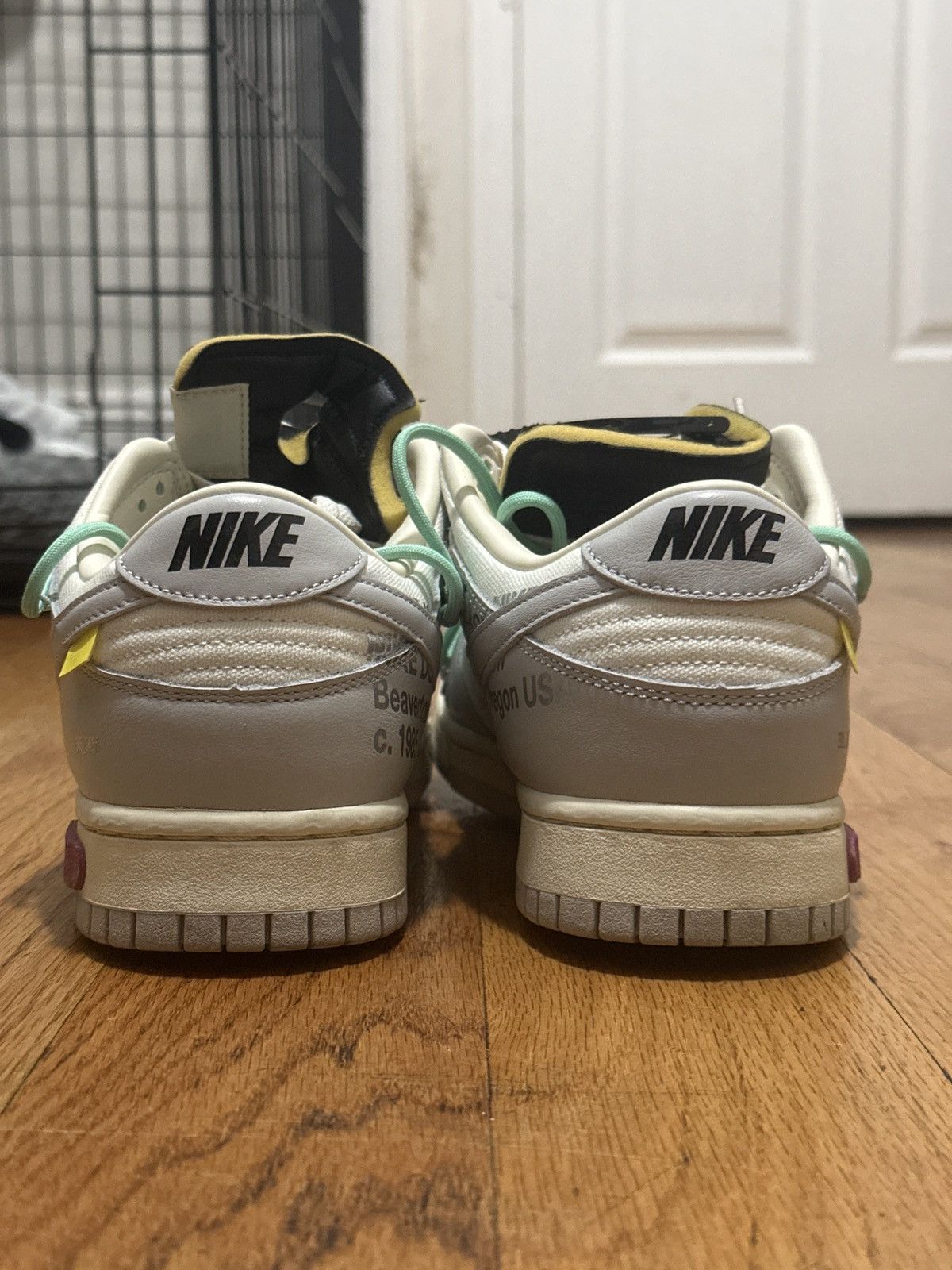 Nike × Off-White Nike x Off-White x Dunk Low Size US 9 / EU 42 - 4 Thumbnail