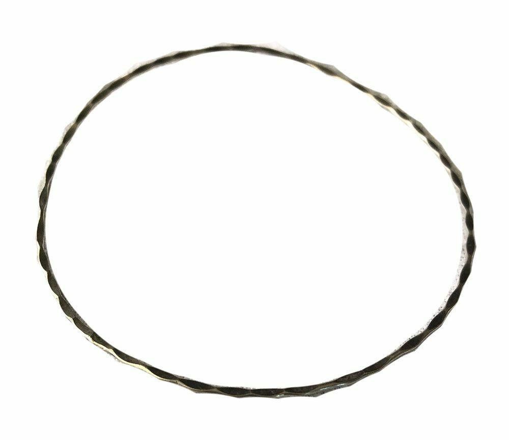 Designer Pre Owned Mexican Sterling Silver Bangle Bracelet Size ONE SIZE - 3 Thumbnail