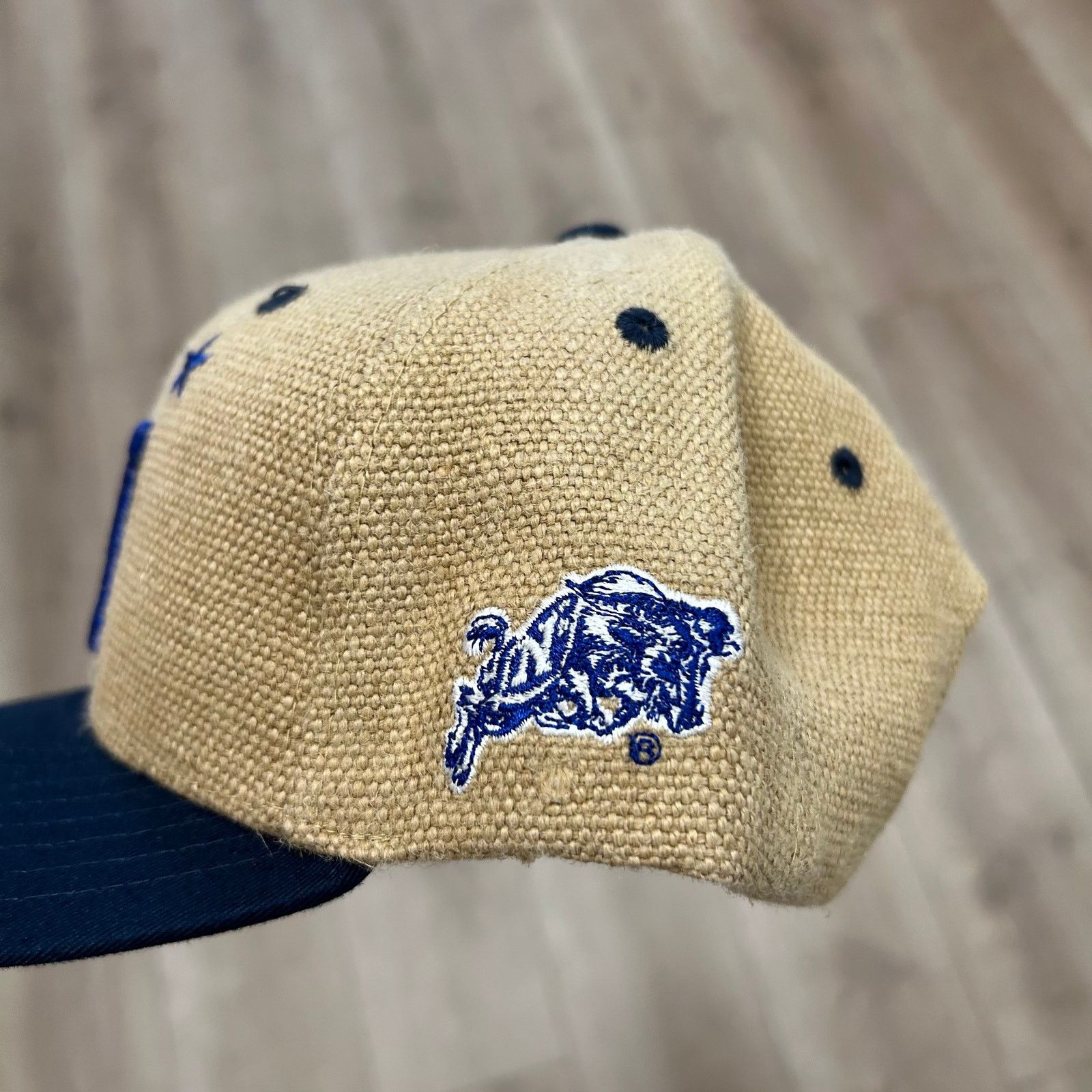 New Era NCAA United States Naval Academy Constructed Heavy Jute Cap Size ONE SIZE - 5 Thumbnail