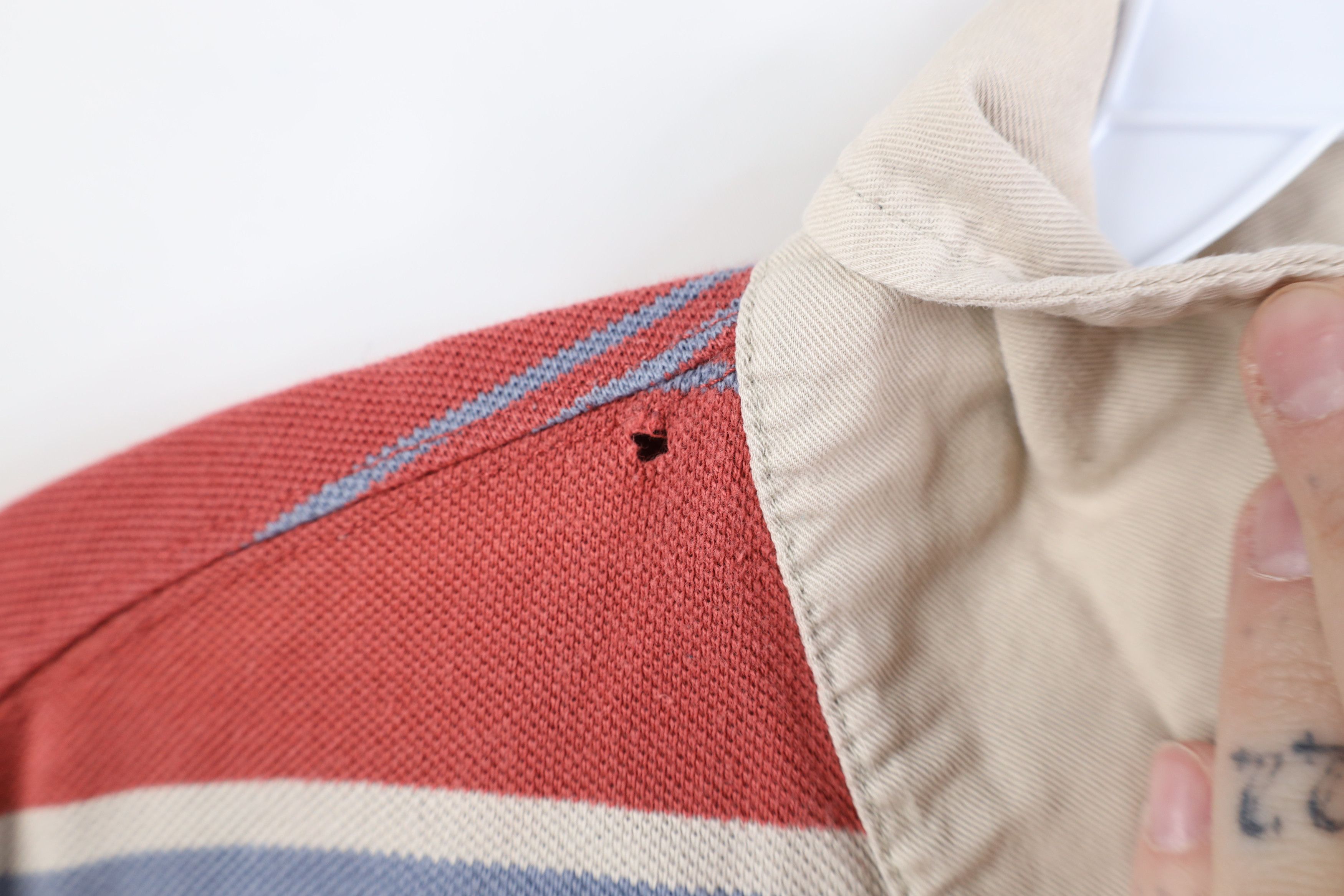 Eddie Bauer Vintage Eddie Bauer Striped Short Sleeve Rugby Polo Shirt Size US XXL / EU 58 / 5 - 9 Thumbnail