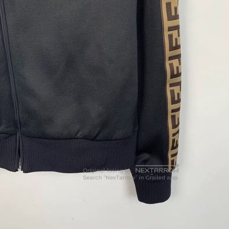 Fendi Fendi Black side logo letter zipper jacket Size XS / US 0-2 / IT 36-38 - 4 Thumbnail
