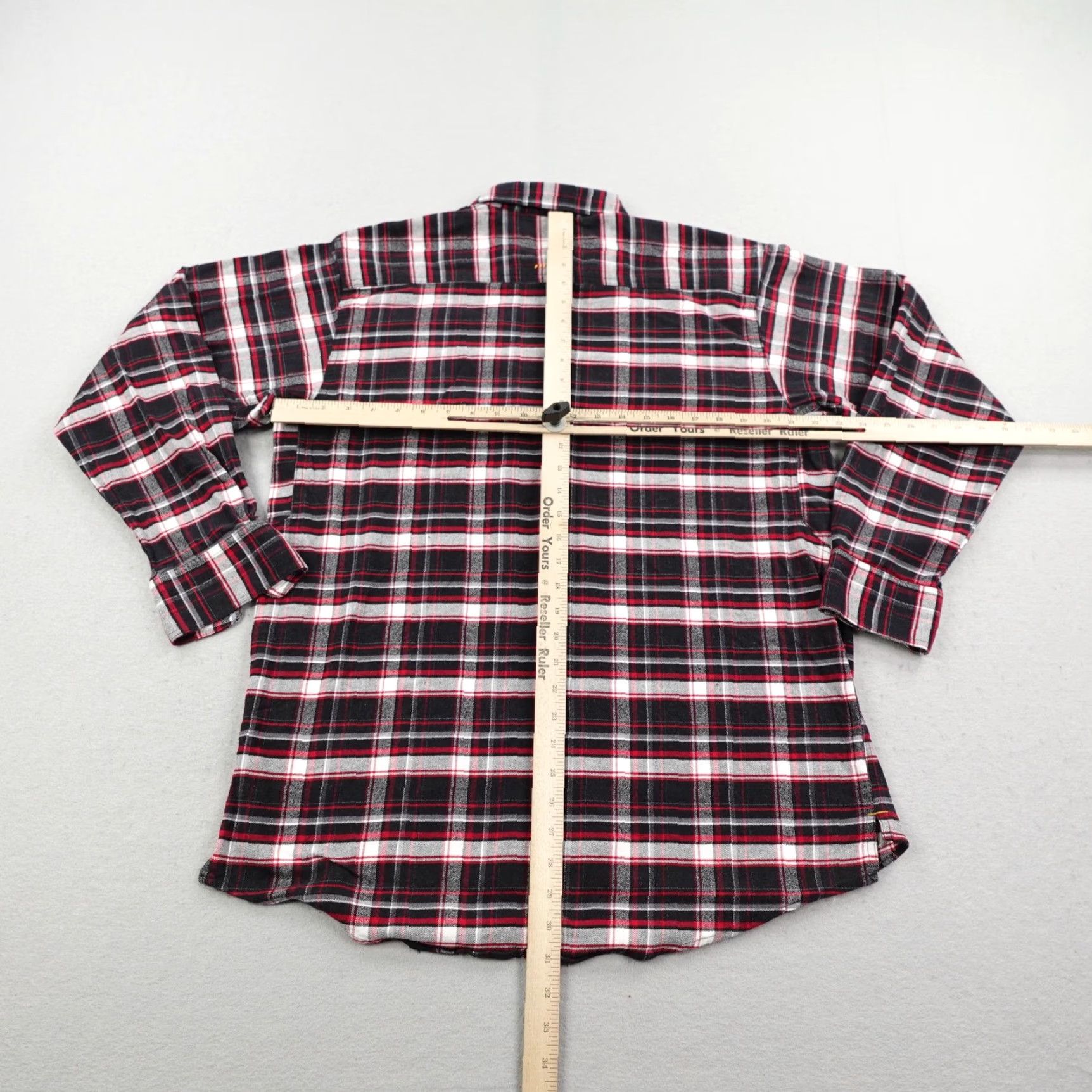 Ariat Ariat Flannel Shirt Men Large Red Plaid Button-Up Western Cowboy Outdoor Work Size US L / EU 52-54 / 3 - 7 Thumbnail