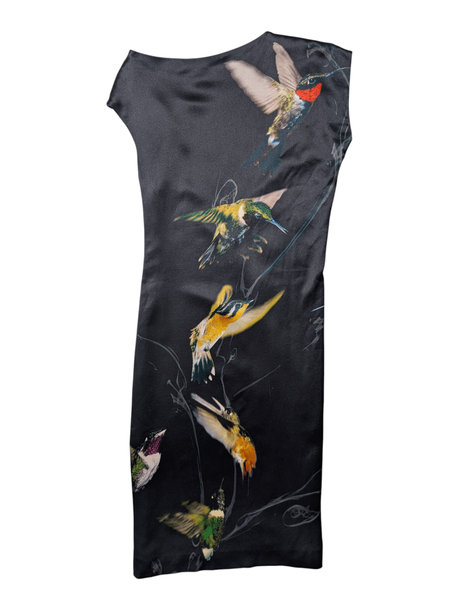 Alexander McQueen Alexander McQueen Black Bird Pattern Dress Size XS / US 0-2 / IT 36-38 - 1 Thumbnail