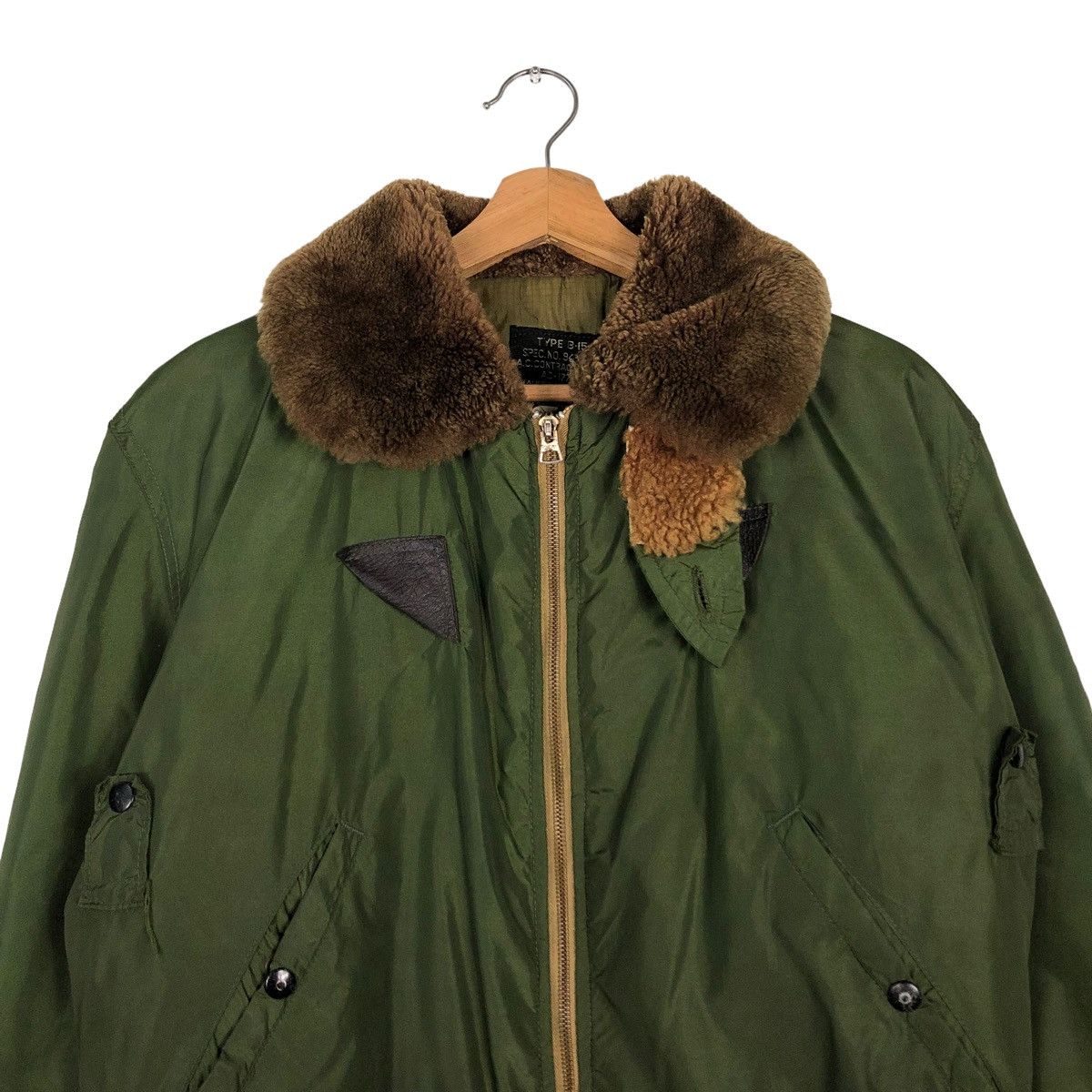 Avirex 🔥VINTAGE 70’s AVIREX USA BOMBER JACKET MINK FUR COLLAR Size US M / EU 48-50 / 2 - 3 Thumbnail