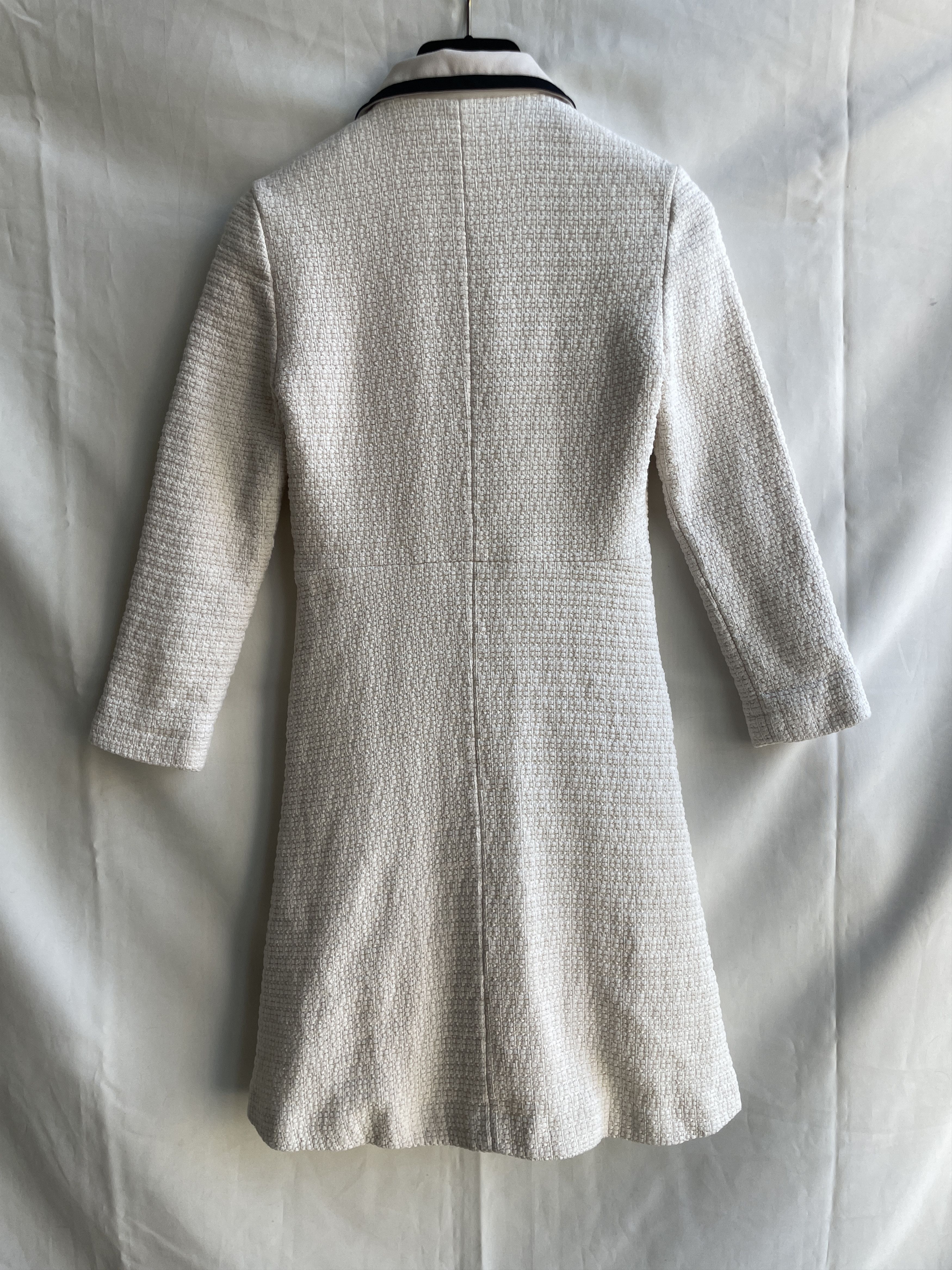 Maje Maje Loelia Ecru Boucle Tweed Coat Size 1 Size XS / US 0-2 / IT 36-38 - 2 Thumbnail
