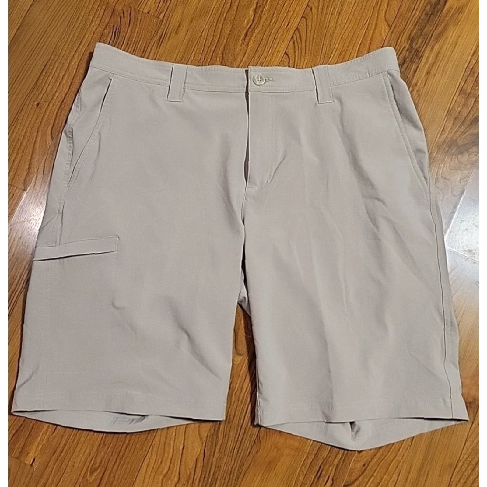 Vintage Columbia Beige Outdoor Shorts 36 Regular Men 10" Inseam Mint Condition Stretch Outdoors Size US 36 / EU 52 - 2 Thumbnail