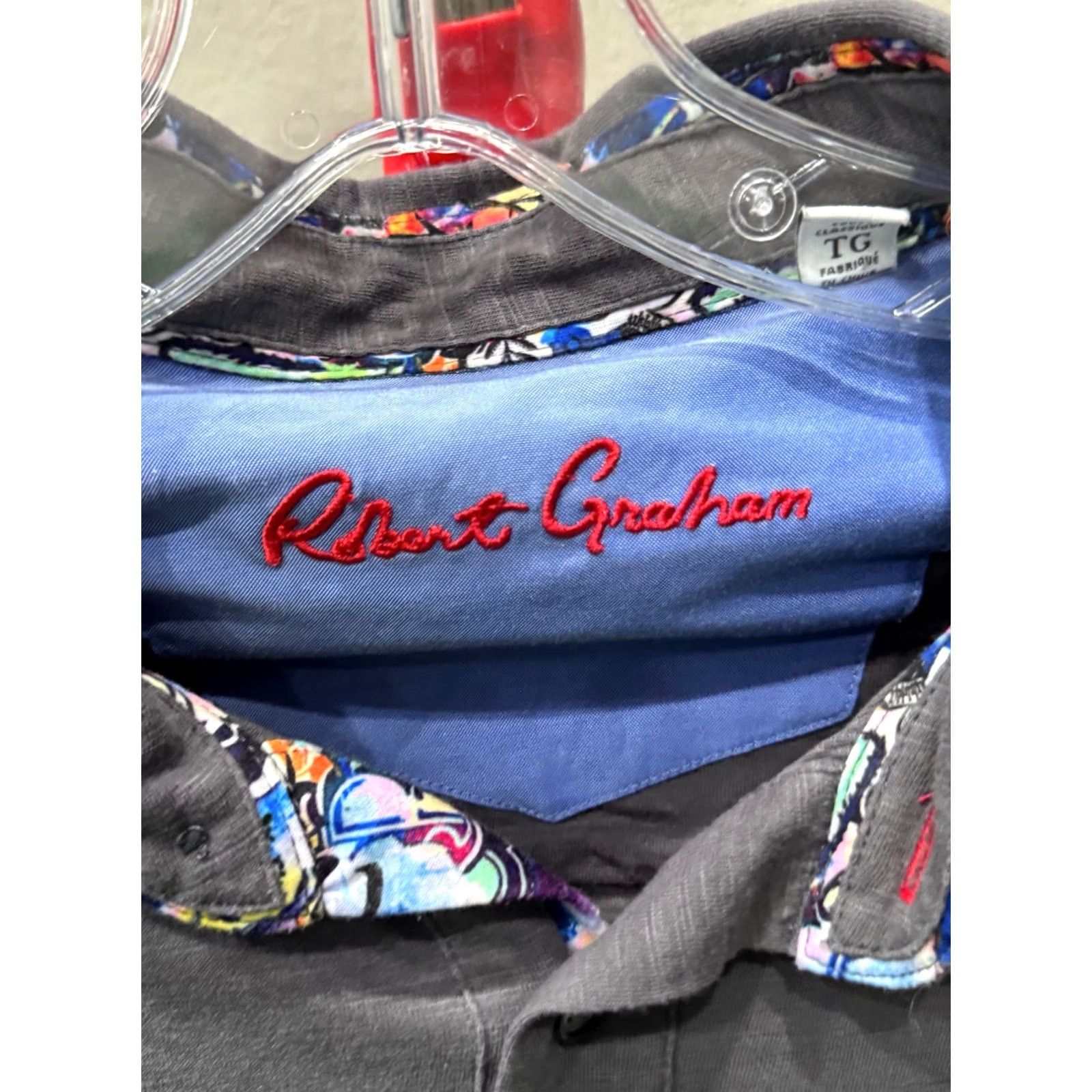 Robert Graham Robert Graham Knit SHIRT XL Long Sleeve Mens Multicolor Slim 17 x 34/35 Size US XL / EU 56 / 4 - 4 Thumbnail
