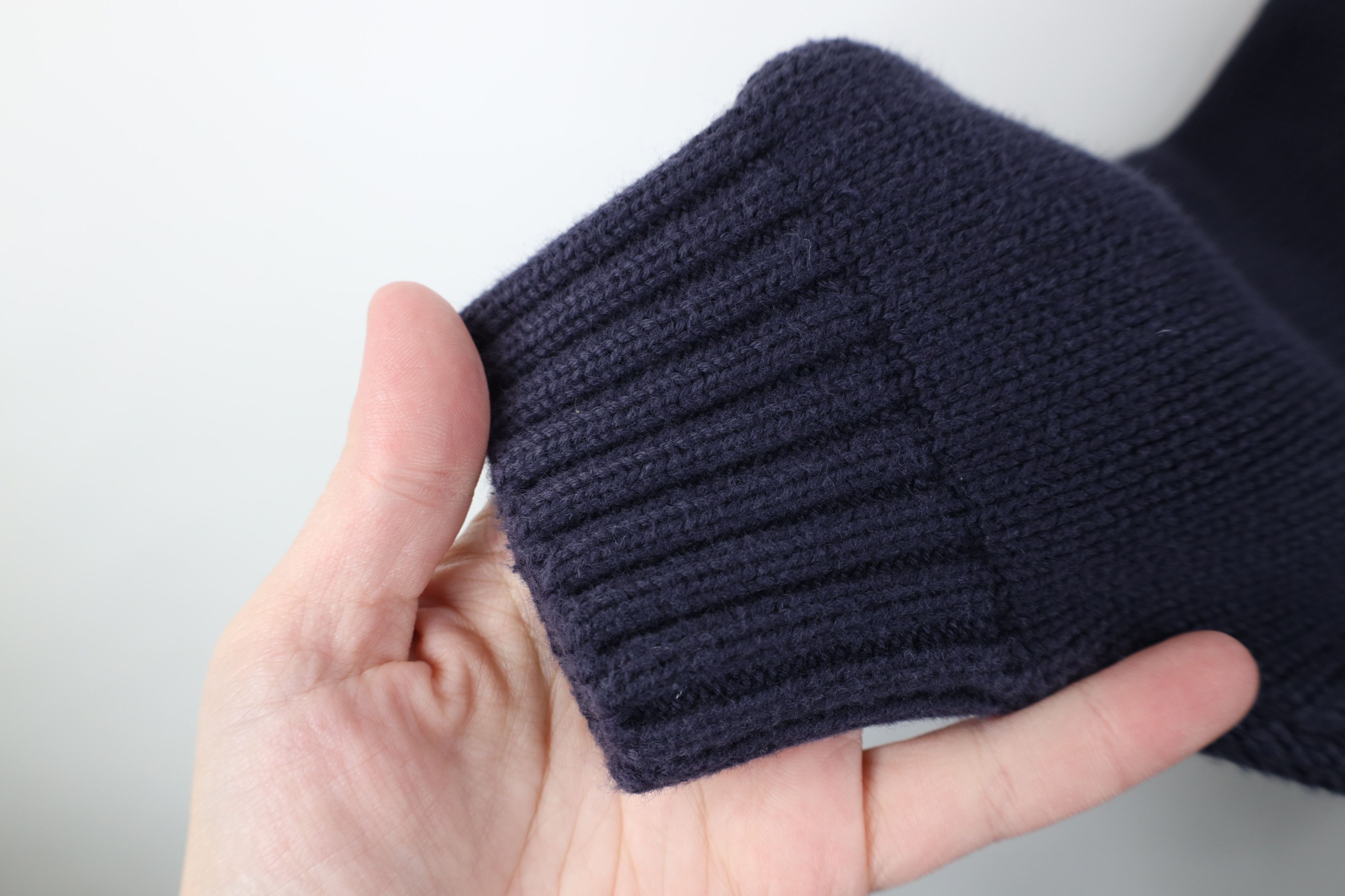 Lands' End Vintage 90s Lands End Faded Cotton Ribbed Knit Sweater Japan Size XL / US 12-14 / IT 48-50 - 6 Thumbnail