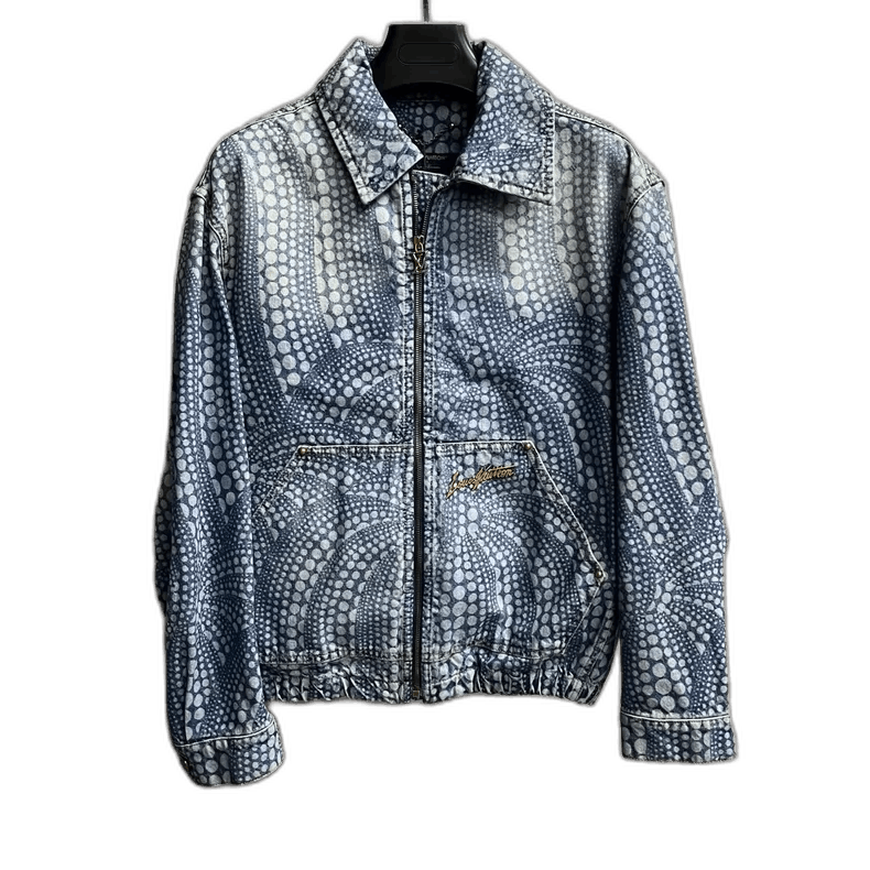 Louis Vuitton Louis Vuitton Louis Vuitton Blue Pumpkin Pattern Denim Jac Size US L / EU 52-54 / 3 - 1 Thumbnail