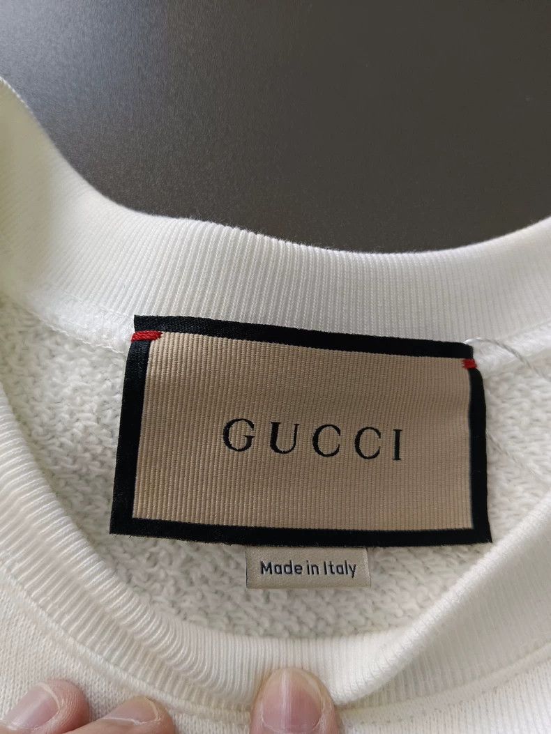 Gucci Gucci Rhinestone classic logo round-neck sweatshirt 2504-Ne Size US XS / EU 42 / 0 - 3 Thumbnail