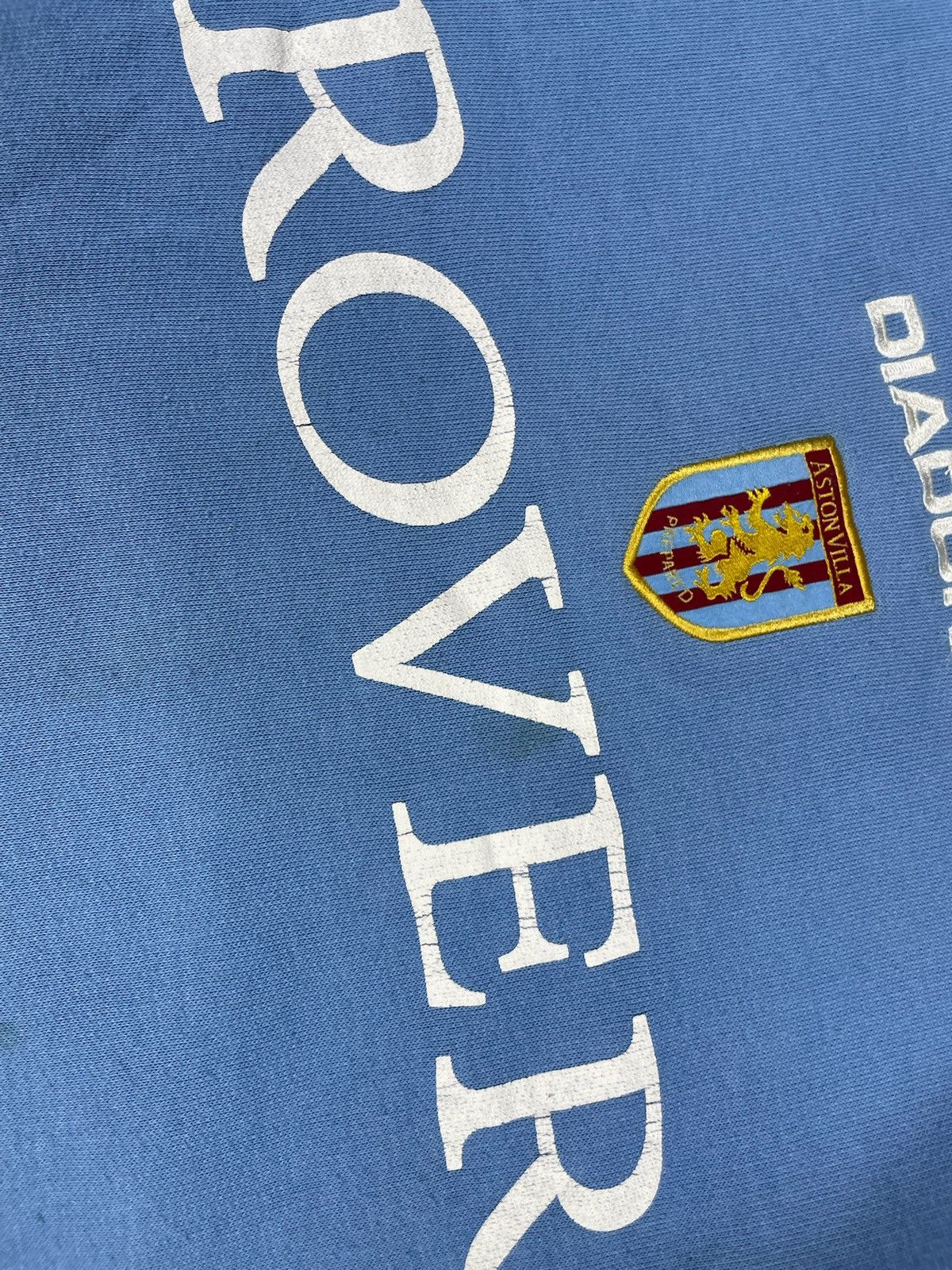 Vintage Vintage Aston Villa soccer sweatshirt blue Diadora Rover S Size US S / EU 44-46 / 1 - 5 Thumbnail