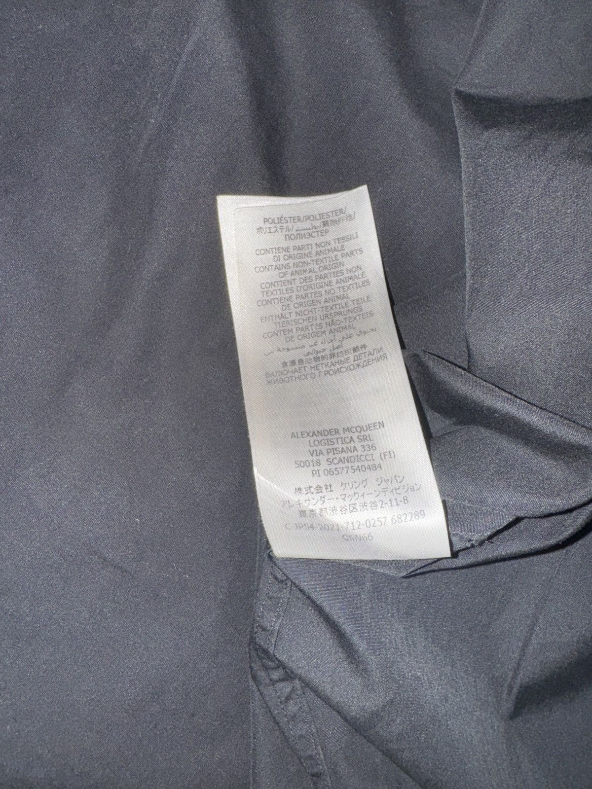 Alexander McQueen Alexander McQueen Embossed Collar Logo Shirt Size US L / EU 52-54 / 3 - 6 Thumbnail