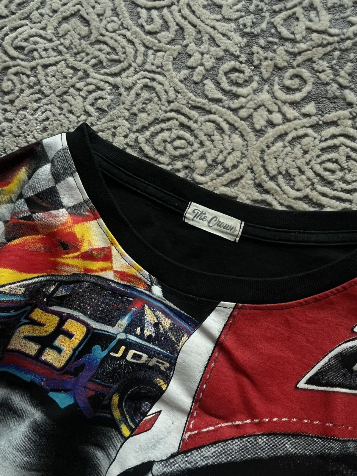 NASCAR Nascar Michael Jordan aop 23 Tee vintage rare merch formula Size US XL / EU 56 / 4 - 4 Thumbnail