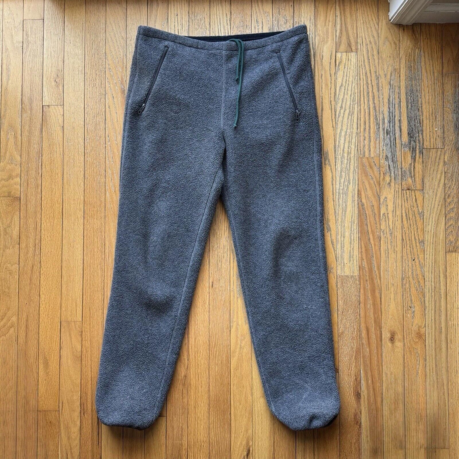 VTG 80s Patagonia Synchilla Fleece Pants Gray Large
