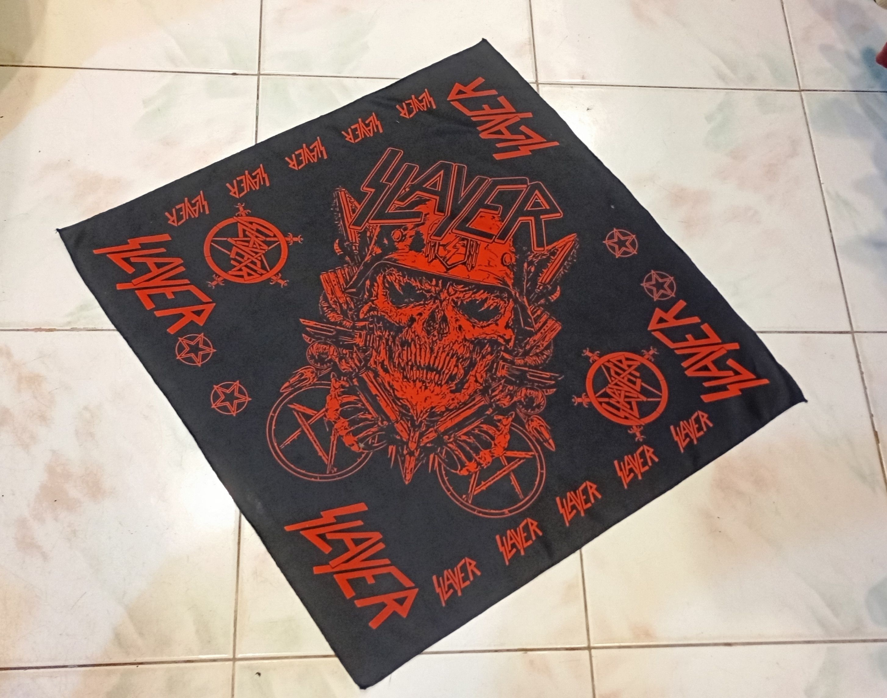 Band Tees Skulls Bandana Handkerchief Size ONE SIZE - 1 Thumbnail